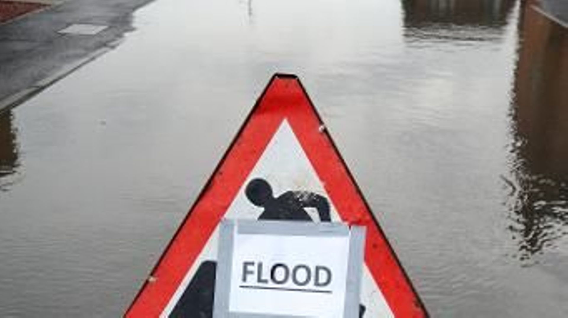 Inondation à Windsor, à l'ouest de Londres, le 12 février 2014