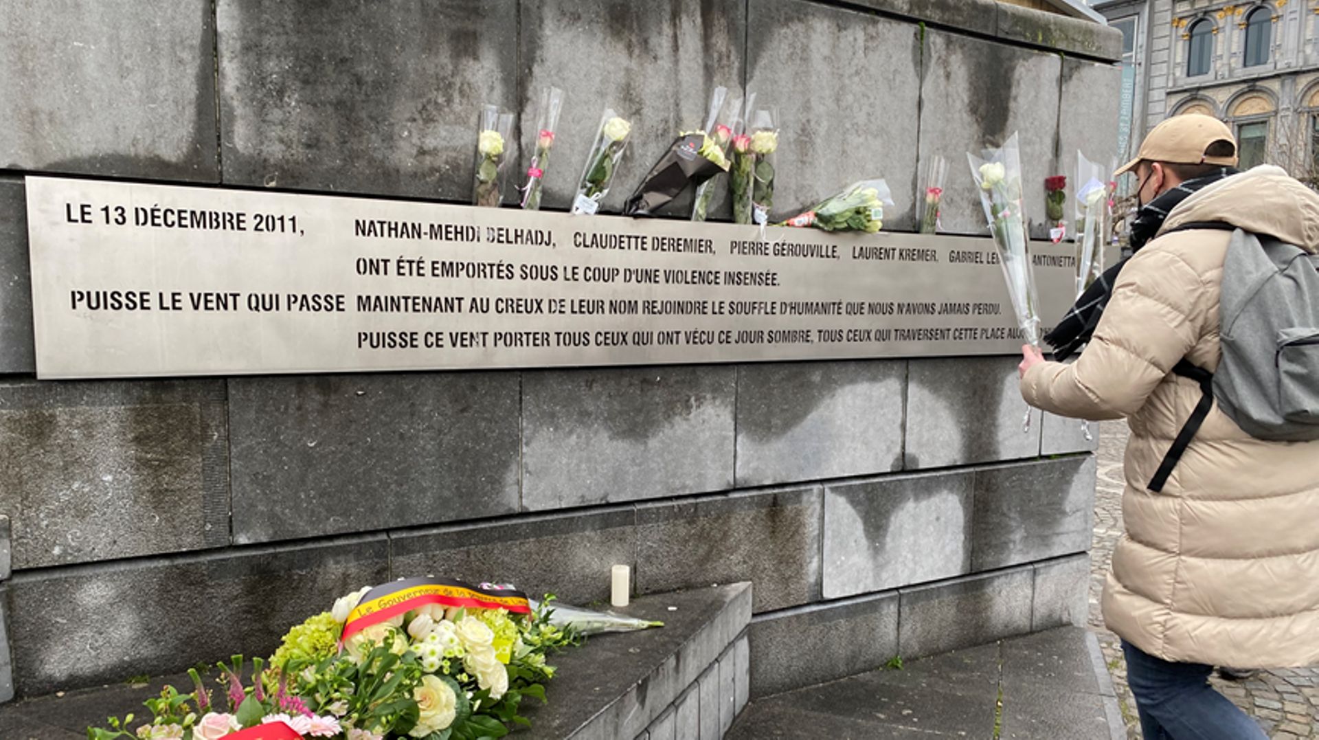 L'heure était au recueillement ce lundi à Liège.