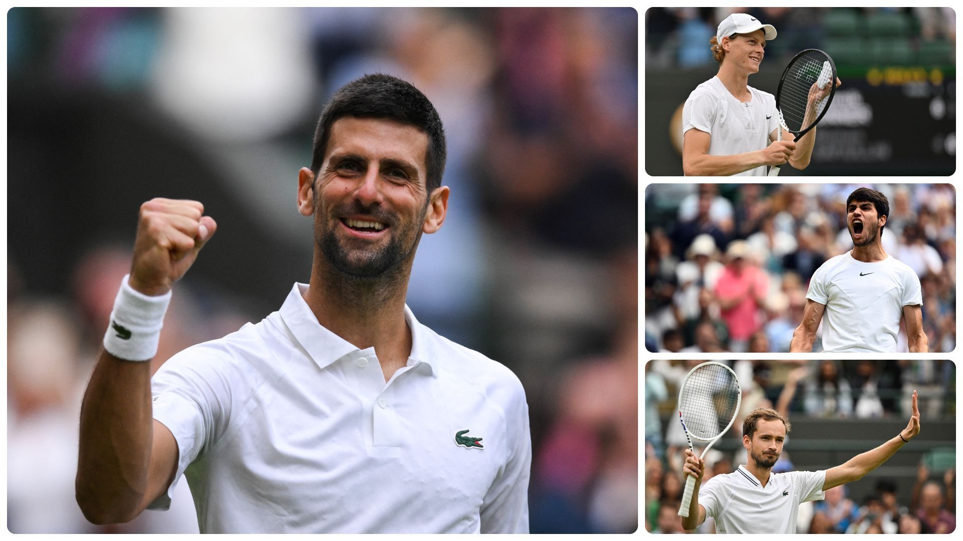 Sin, Alcaraz, Medvedev: chi ha le armi per impedire a Djokovic di vincere un ottavo titolo a Wimbledon?