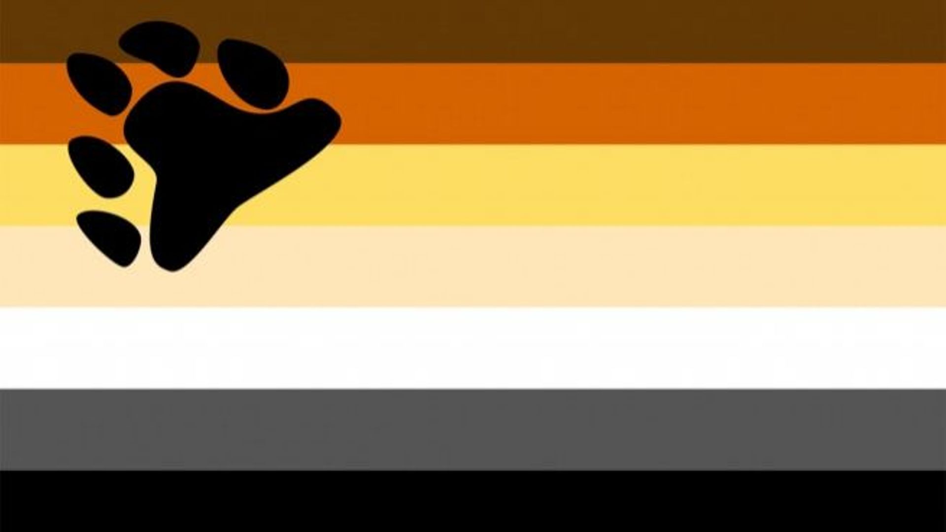 Le drapeau de la communauté bear