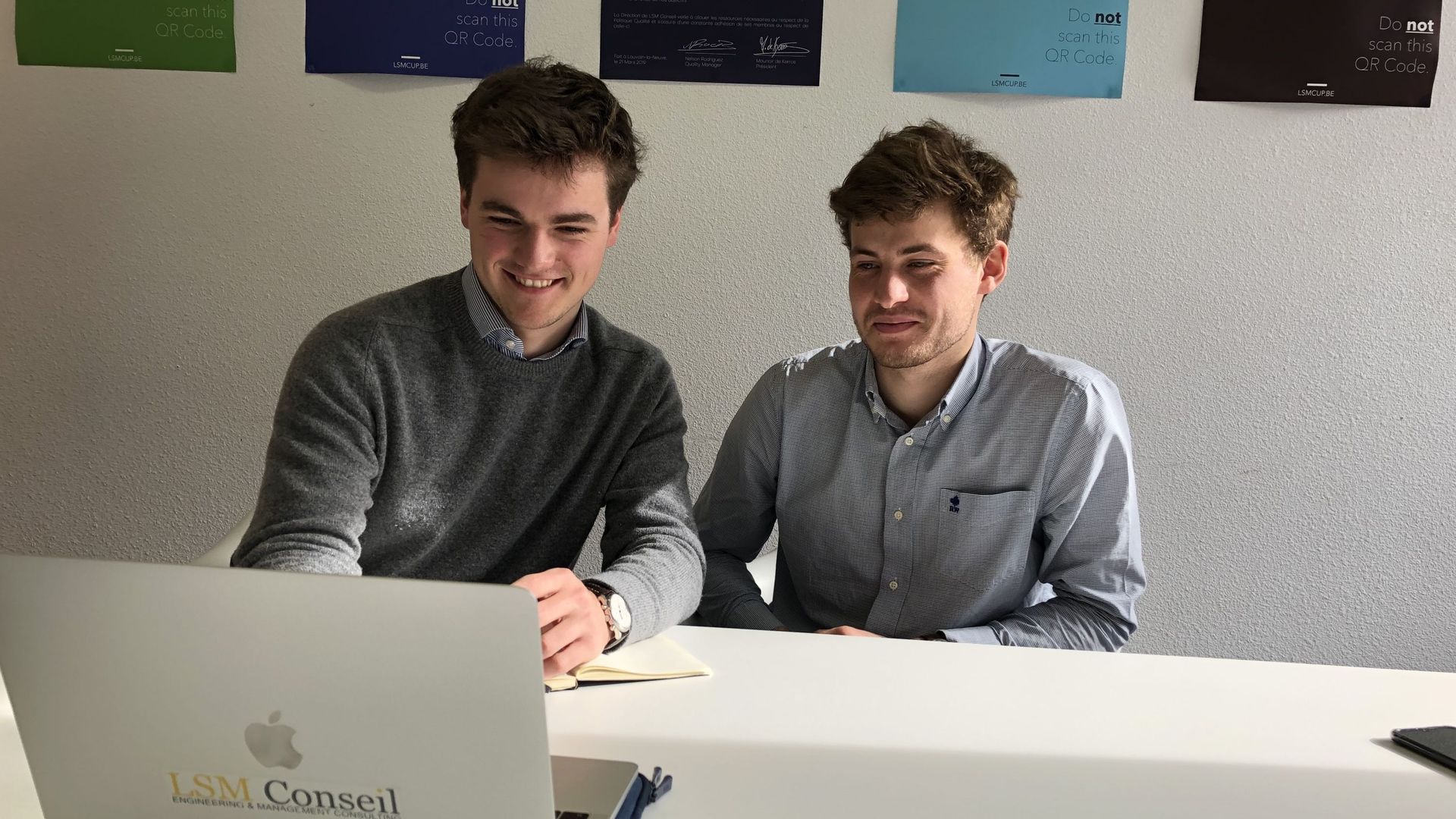 Constantin et Adelin, deux des chevilles ouvrières de LSM Conseil