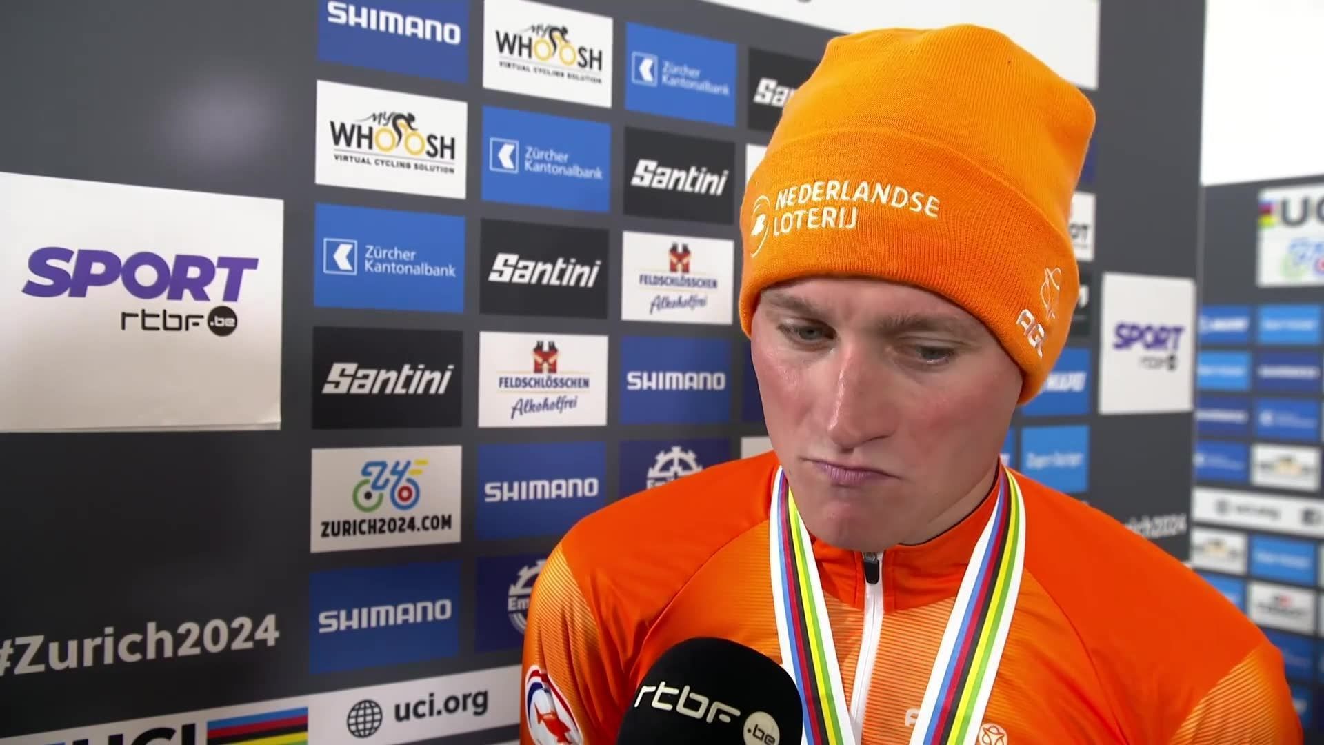 Mondiaux de cyclisme Van der Poel surpris par le solo de Pogacar