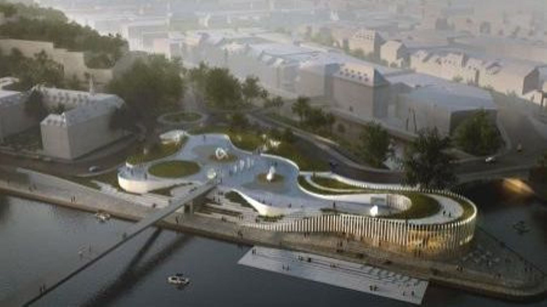 C'est le projet des sociétés De Graeve-Nonet-Duchêne qui a été choisi par un jury international pour habiller l'esplanade du Grognon en 2020. 