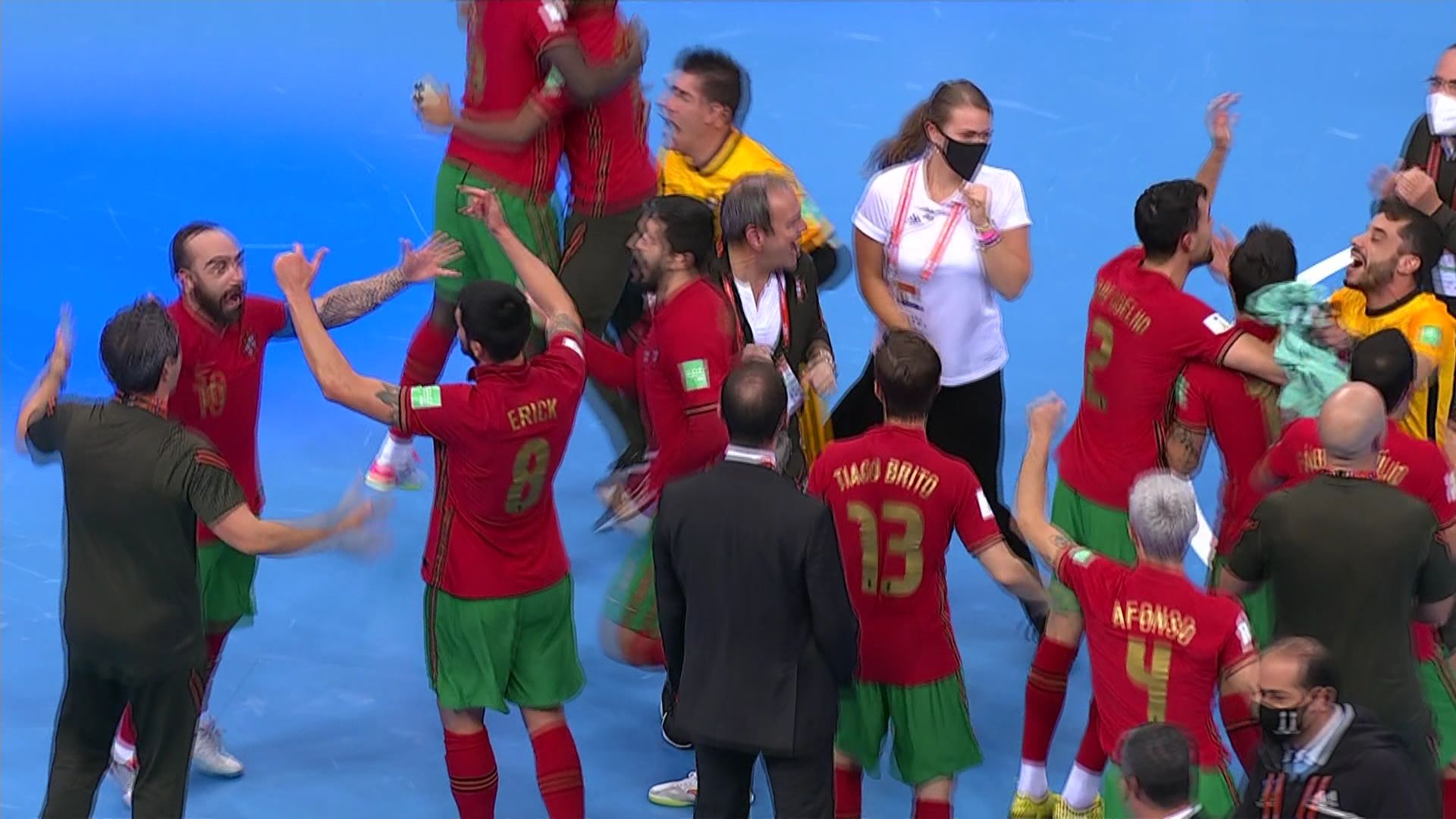 Les Portugais Champions du Monde