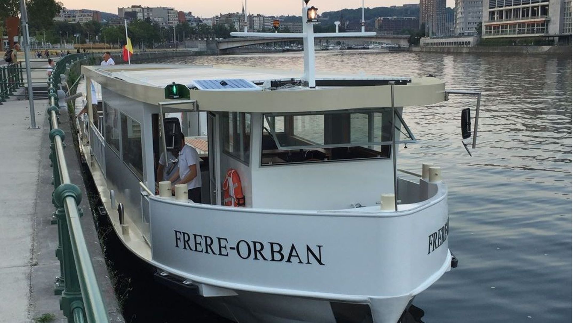 Liège: Le "Frère Orban", un bateau de passagers flambant neuf 