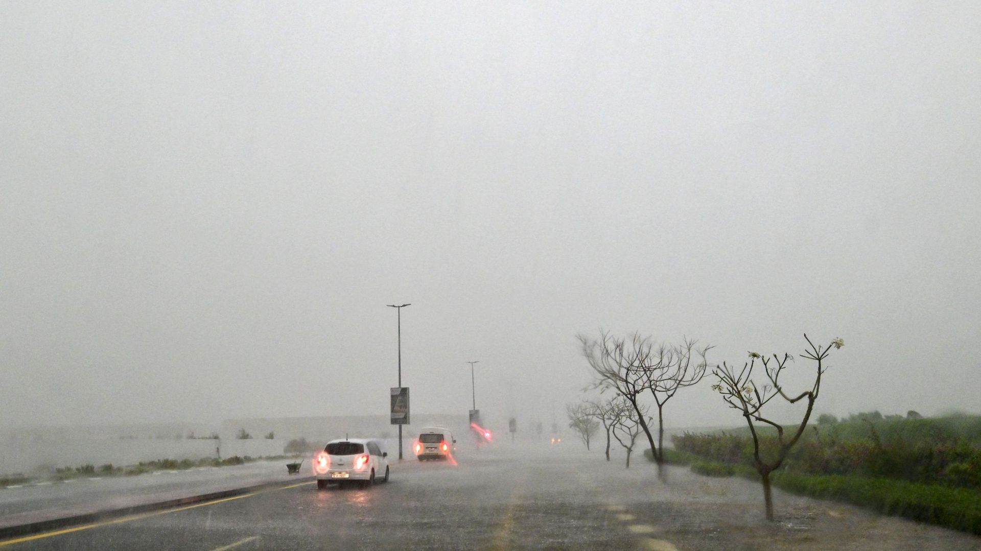 Pluies torrentielles à Dubaï, le 16 avril 2024