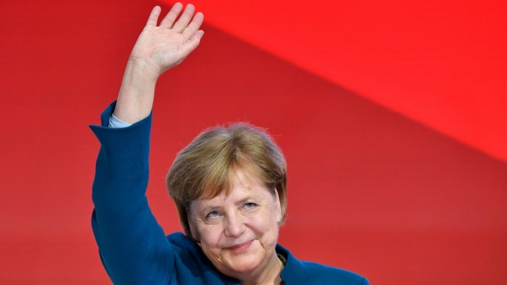 La chancelière allemande Angela Merkel, le 7 décembre 2018 à Hambourg (nord de l'Allemagne)