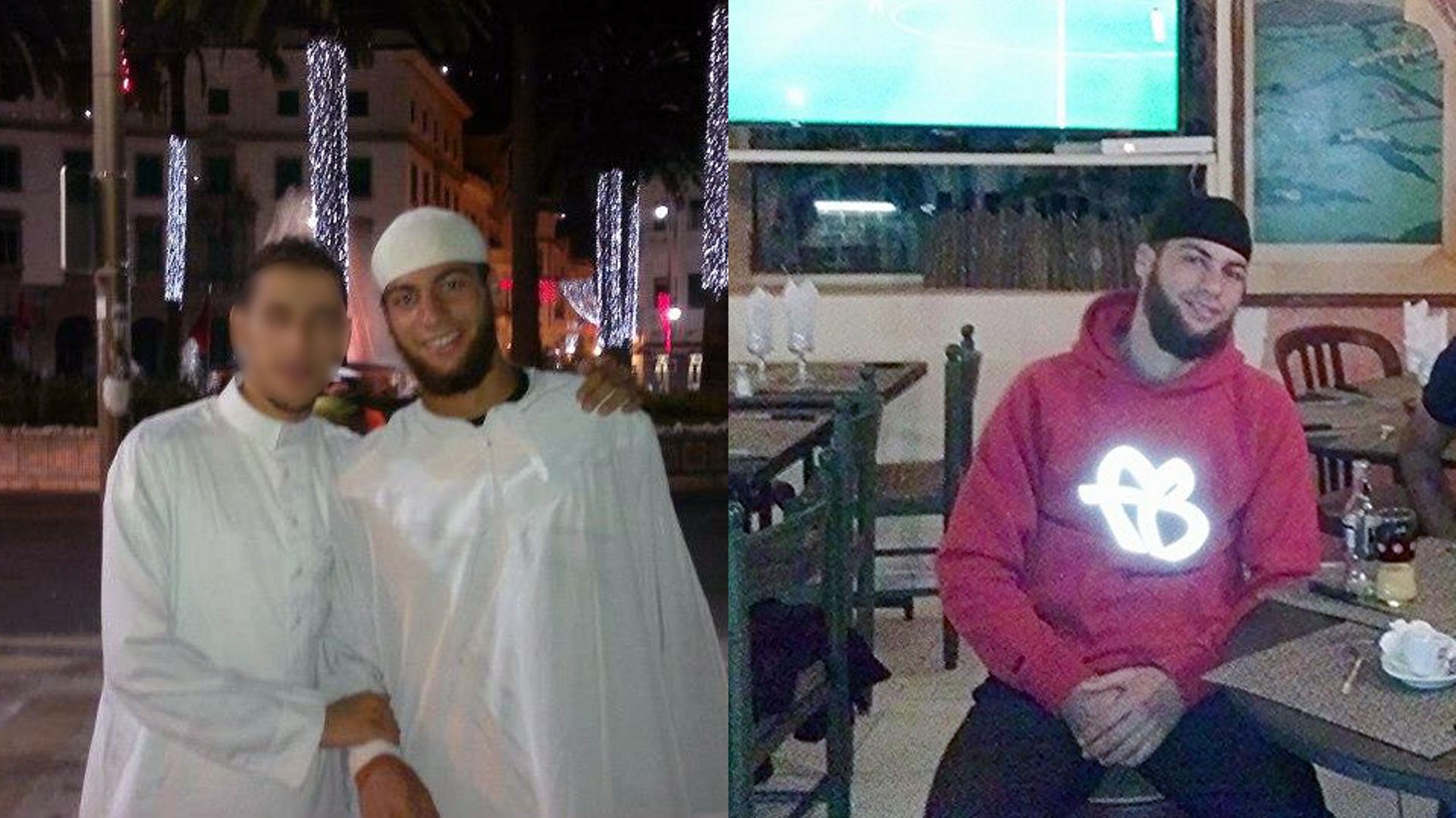 Des images d'Ayoub El Khazzani, l'auteur de la fusillade dansle Thalys. 