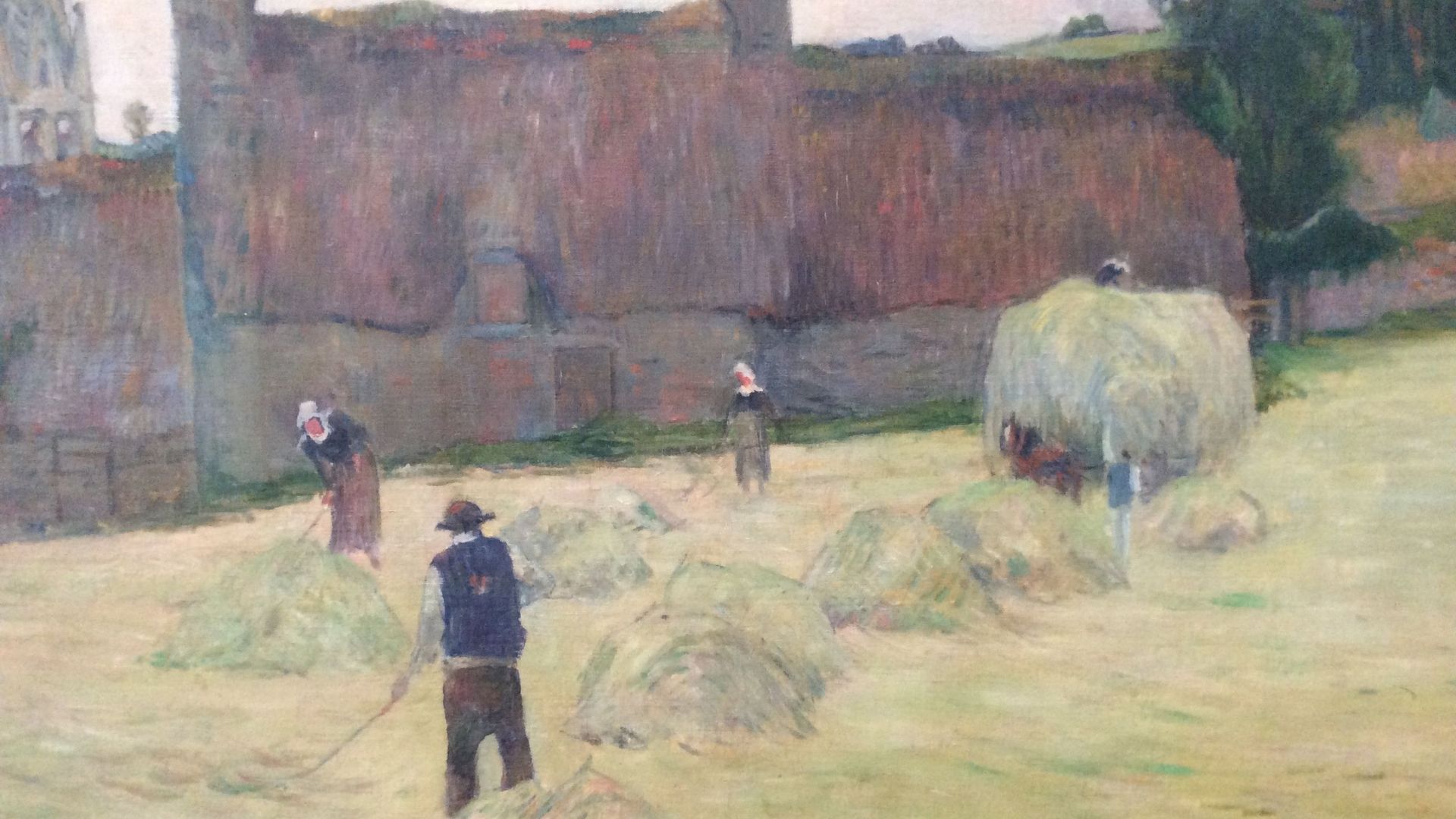 Paul Gauguin, La Fenaison en, Bretagne, 188.
