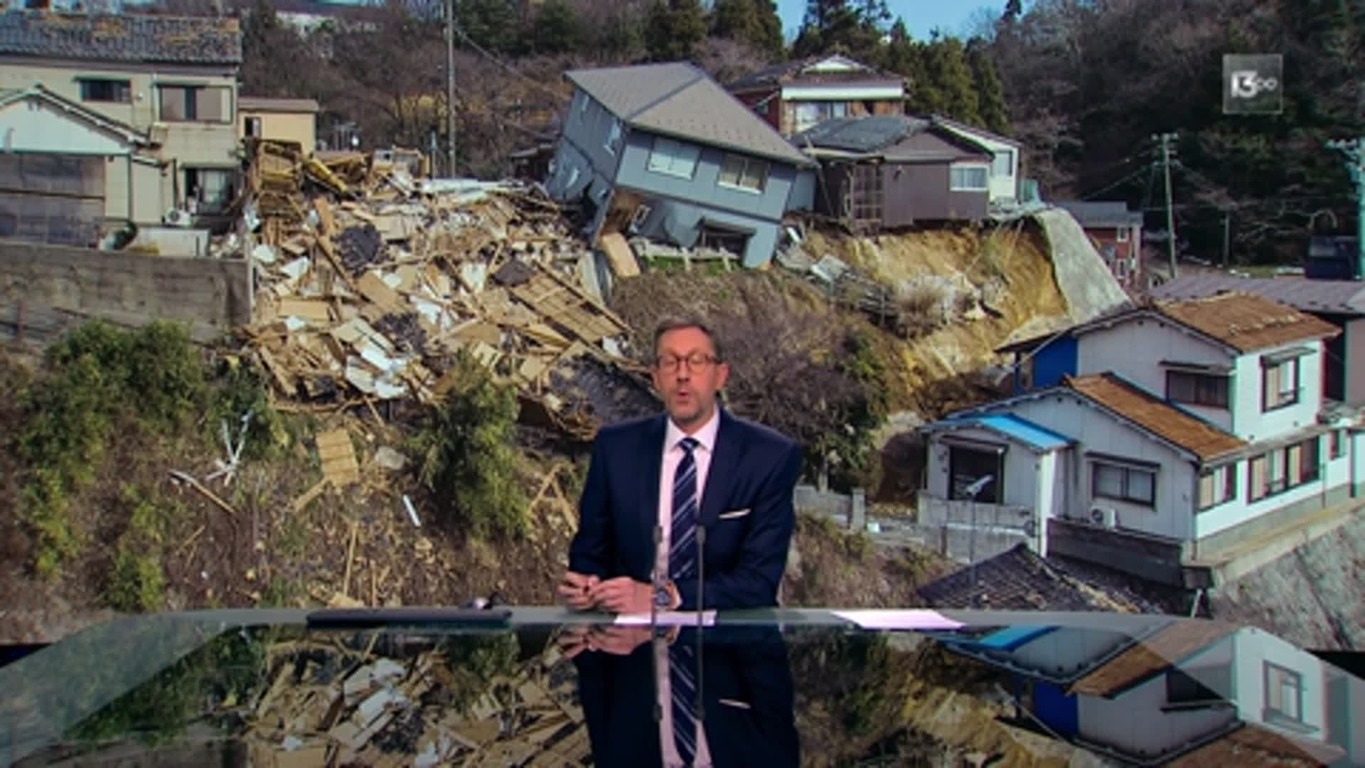 Séismes au Japon : le bilan humain grimpe à au moins 73 morts - RTBF Actus
