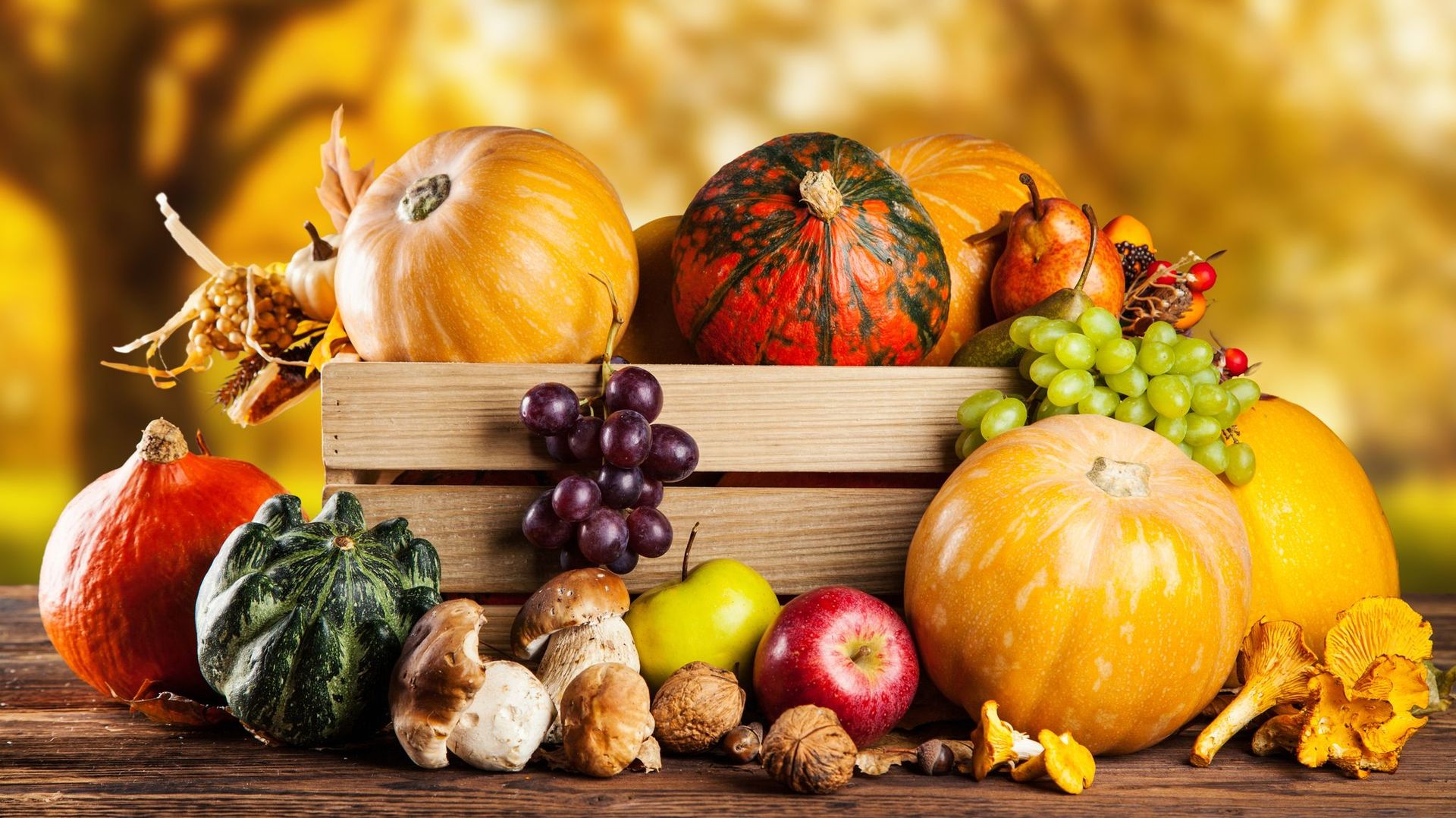 Les fruits et légumes de saison en novembre
