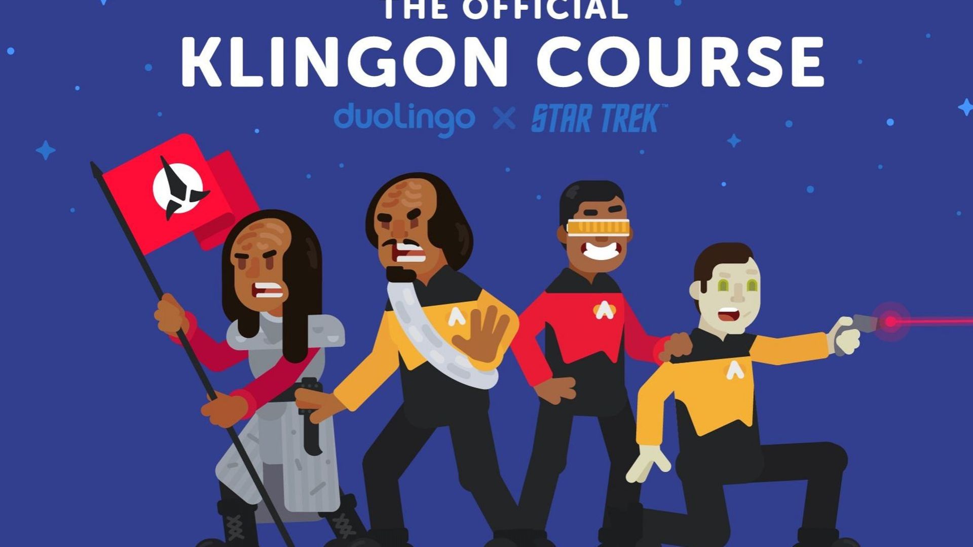 Duolingo vous propose d'apprendre le Klingon, la langue imaginaire tirée de la série Star Trek