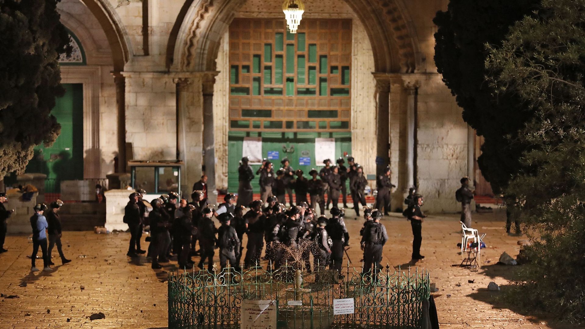 Heurts sur l’esplanade des Mosquées à Jérusalem, au moins 55 blessés selon les secouristes et la police