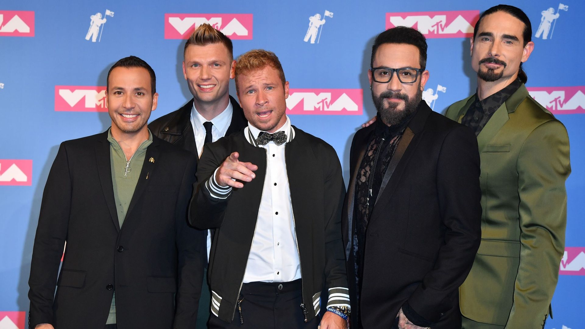Les Backstreet boys au 2018 MTV Video Music Awards - Red Carpet