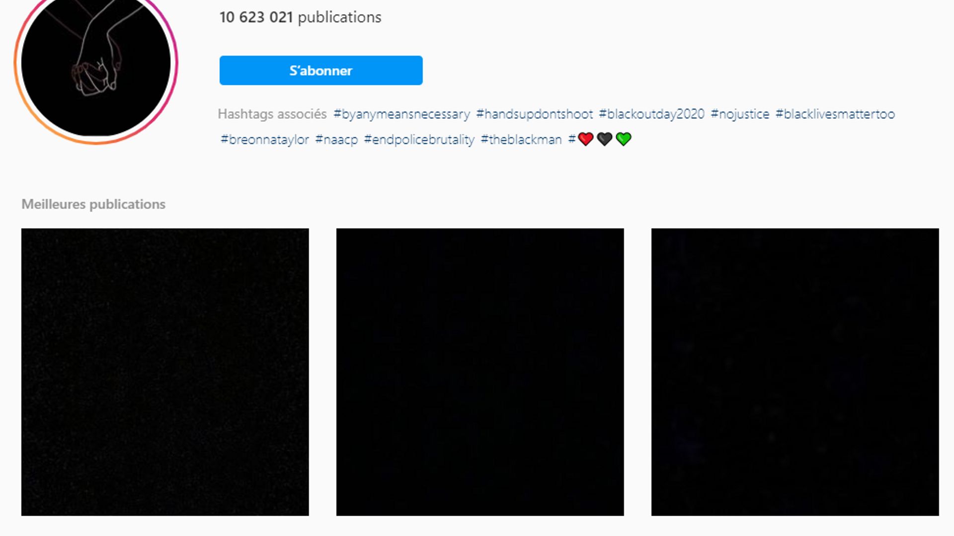 #BlackOutTuesday : voici pourquoi votre fil d’actualité sur Instagram est devenu tout noir