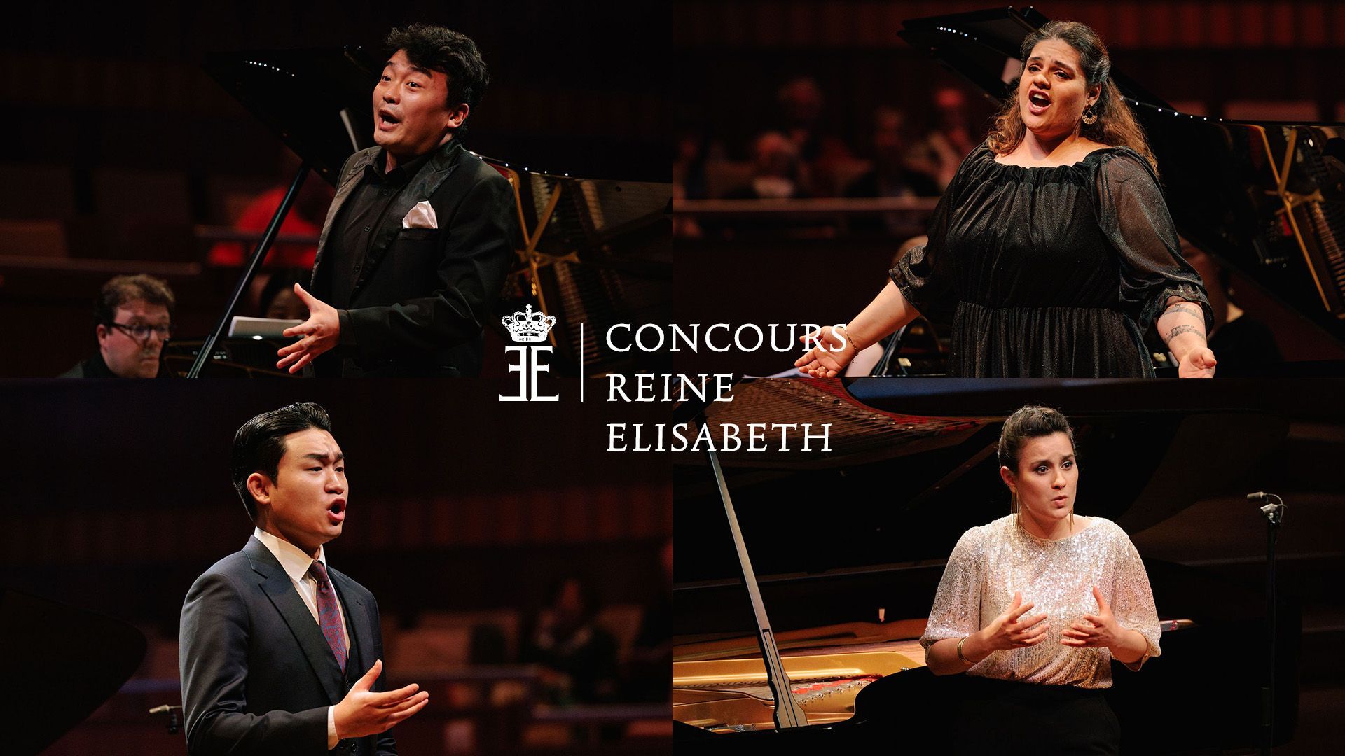 Deuxième jour de finale du Concours Reine Elisabeth 2023 : Daniel Gwong, Silvia Sequeira, Taehan Kim et Juliette Mey