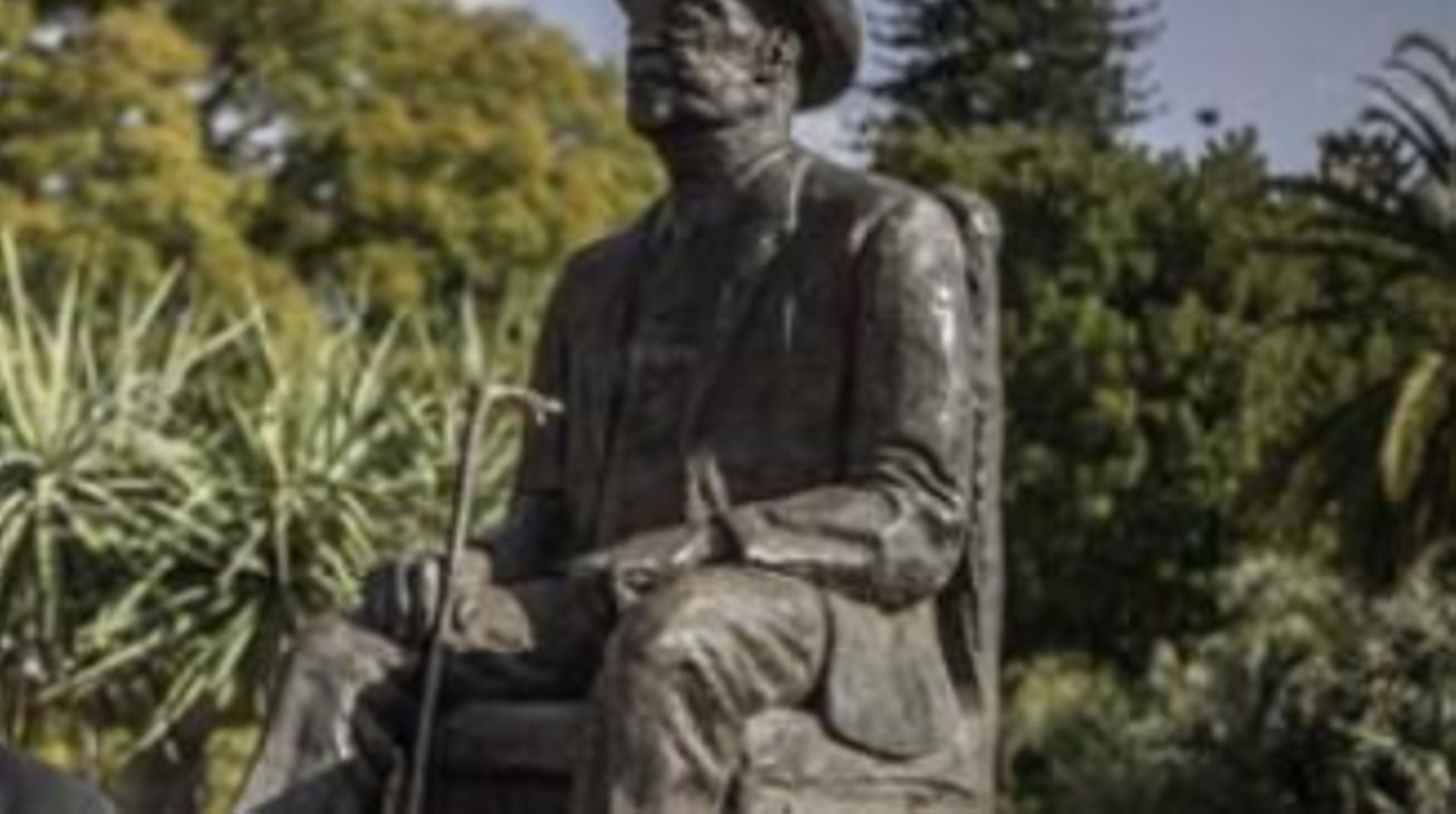 Génocide en Namibie: statue du chef f Hosea Katjiku-Ru-Rume-Kutako