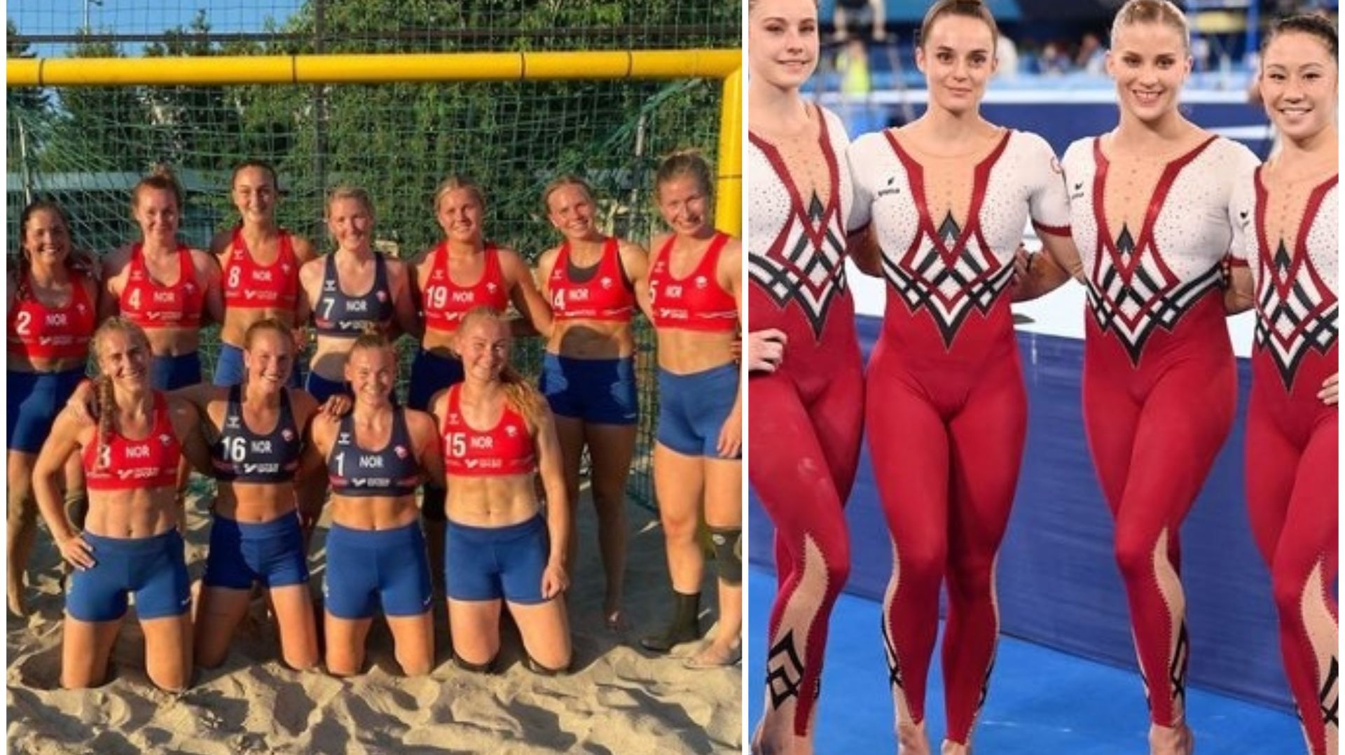 Shorts pour les handballeuses norvégiennes, combinaisons complètes pour les gymnastes allemandes : une façon de dire non à l’hypersexualisation du sport.