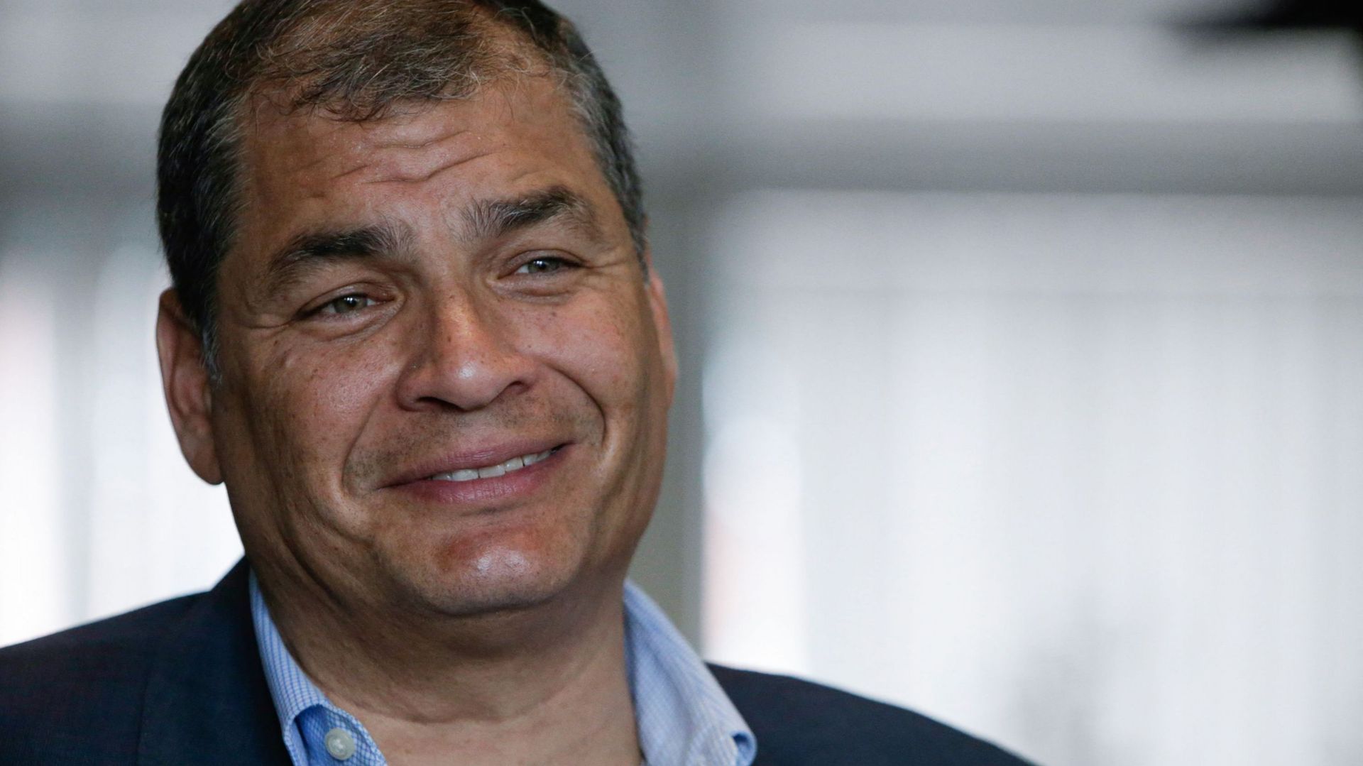 Rafael Correa à Bruxelles en 2018 (illustration) 