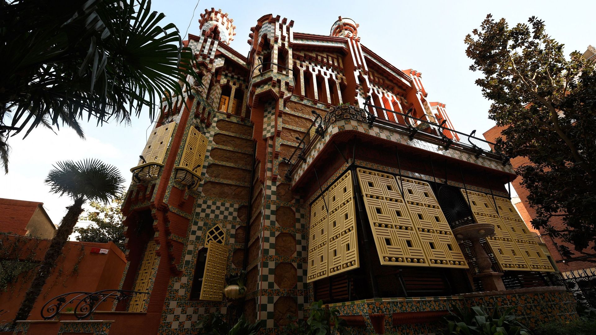 La "Casa Vicens", conçue par l'architecte espagnol Antoni Gaudi.