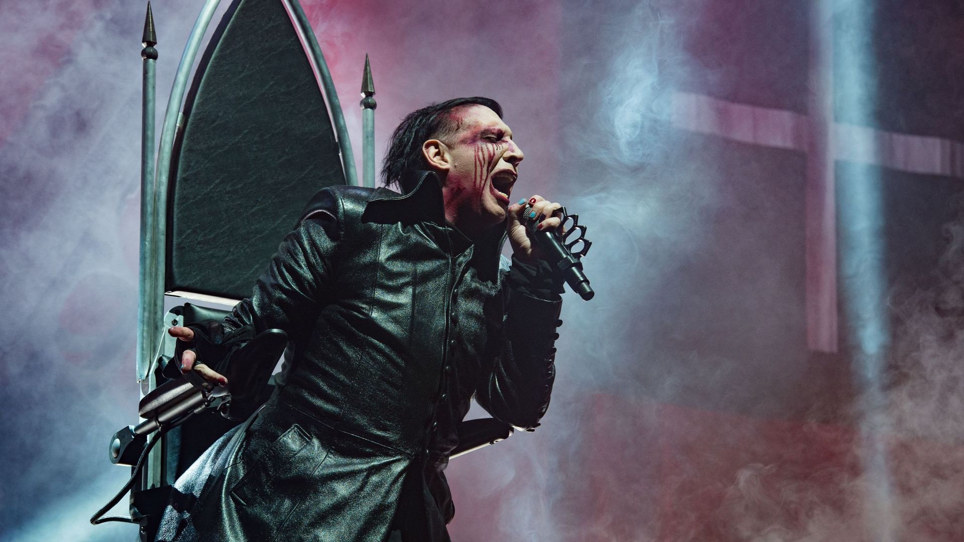 Marilyn Manson Performs At AccorHotels Arena In Paris