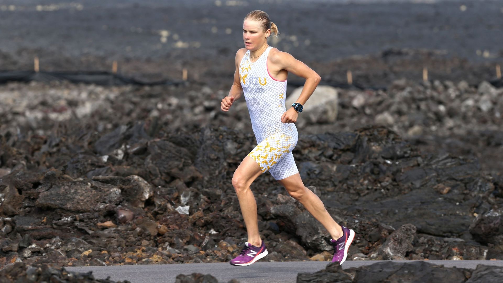 Alexandra Tondeur (BEL), spécialiste du triathlon longue et moyenne distance, a déjà participé plusieurs fois à l'Ironman d'Hawaii (ici en 2017)