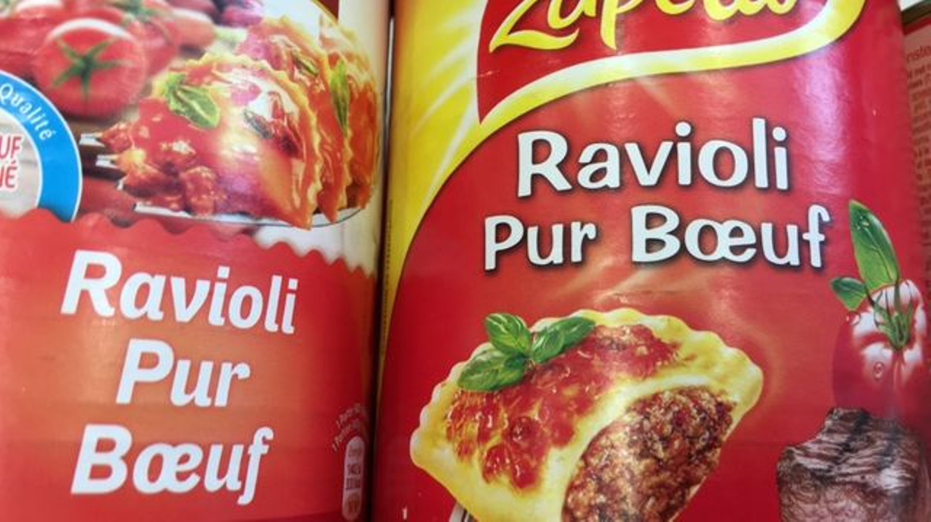 Les raviolis 100% pur bœuf? En quelle quantité et de quelle