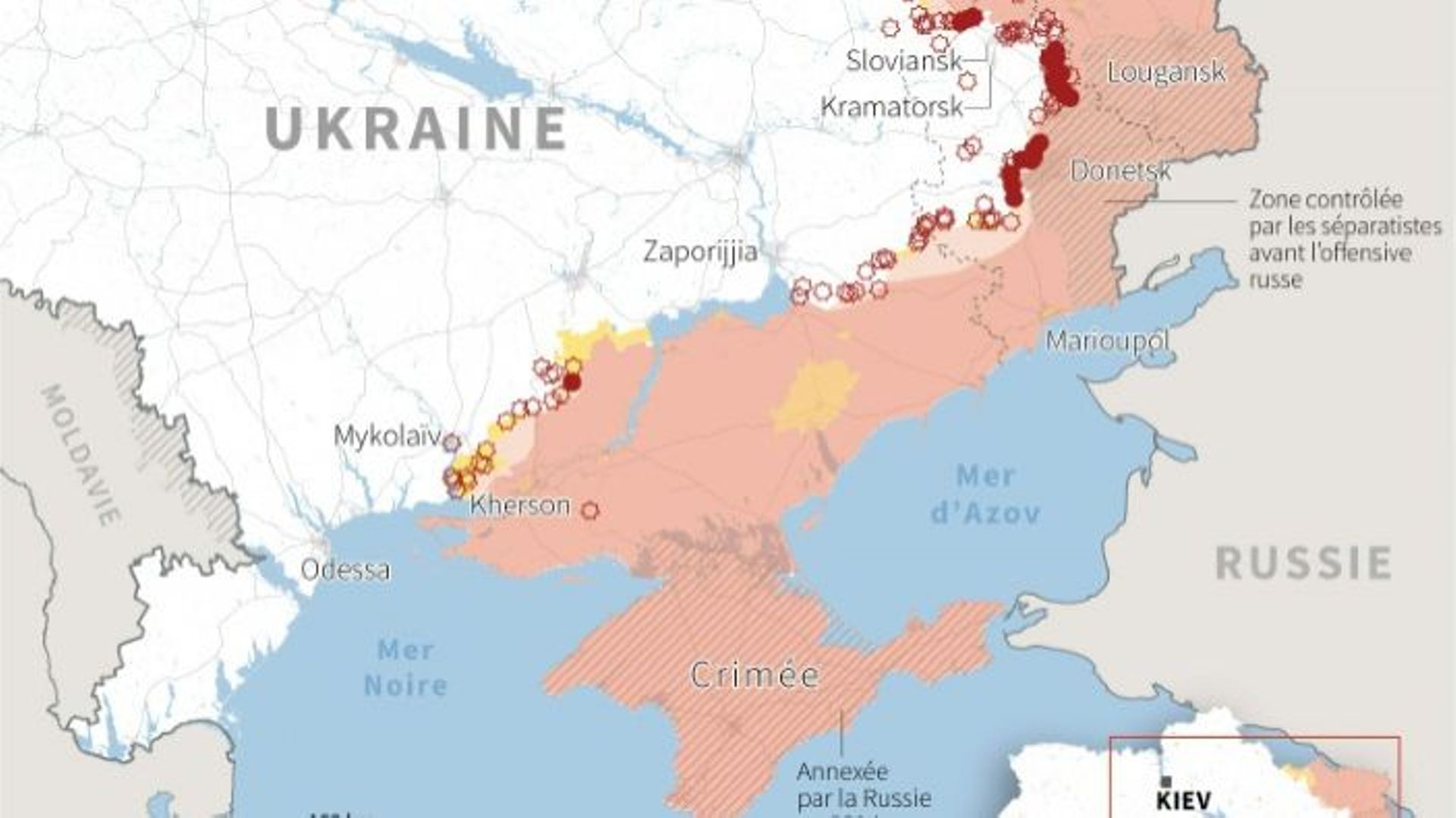Invasion russe de l’Ukraine : la situation dans l’Est du pays