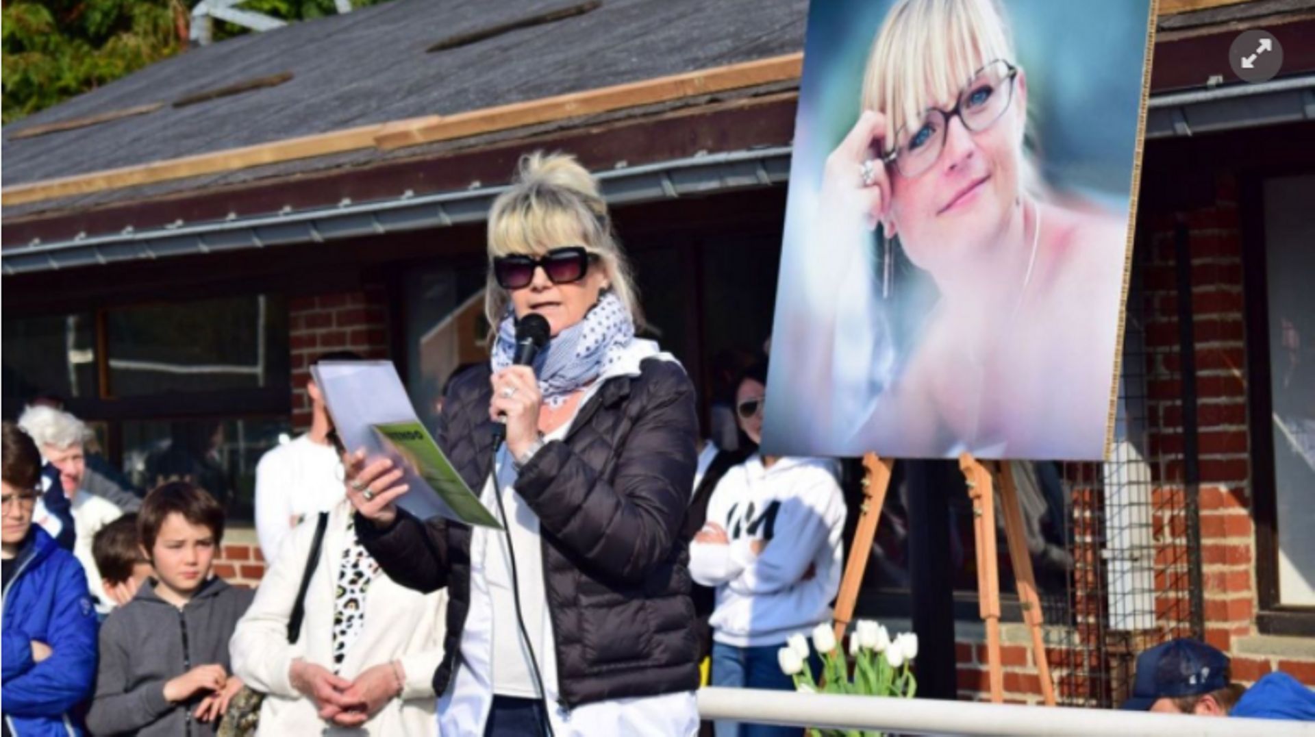 En octobre 2019, des centaines de personnes s'étaient réunies à Godinne pour rendre hommage à Wivinne Marion
