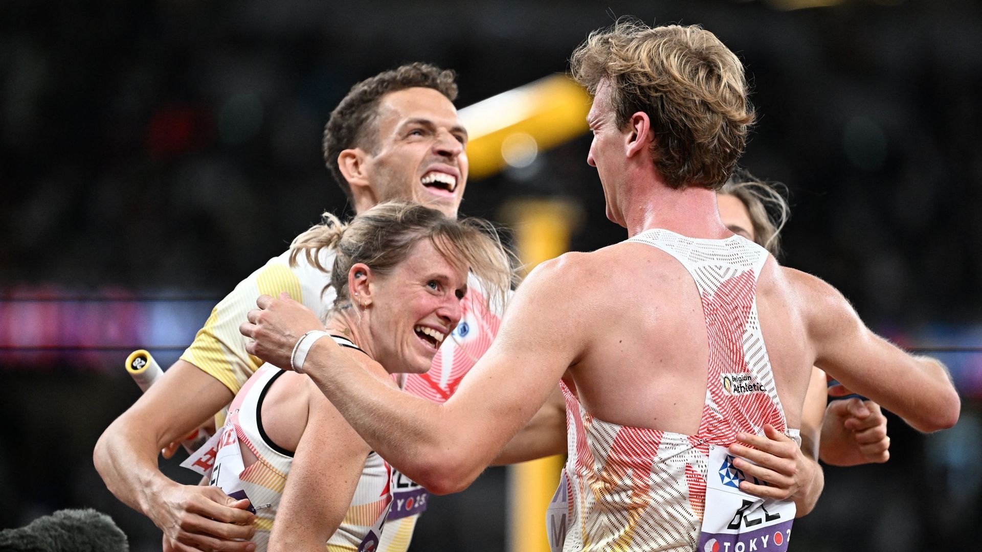 Mondiaux d’athlétisme – Le bonheur des Belgian Waffels après leur médaille de bronze : "Quelque chose de spécial"