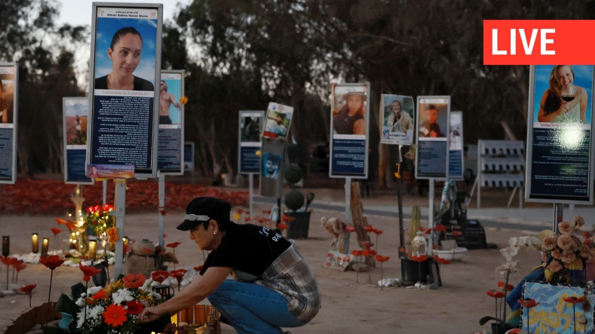 Guerre Israël-Gaza : minute de silence des familles des victimes du 7 octobre sur le site du festival Nova