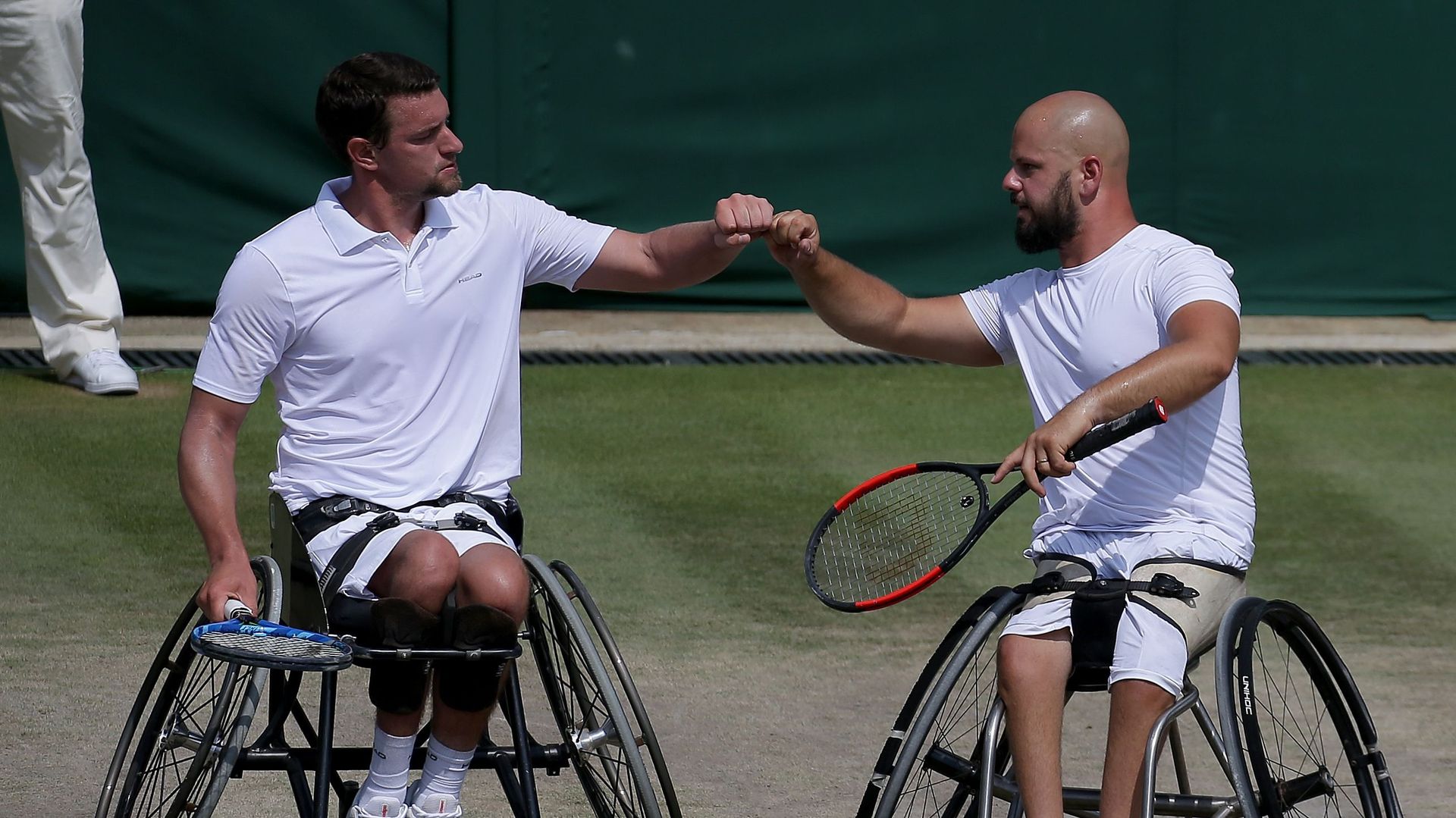 Joachim Gerard Remporte Le Double Messieurs En Fauteuil à Wimbledon ...