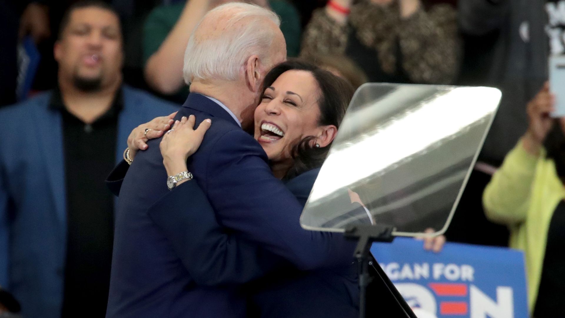  Joe Biden et Kamala Harris, une complicité évidente.