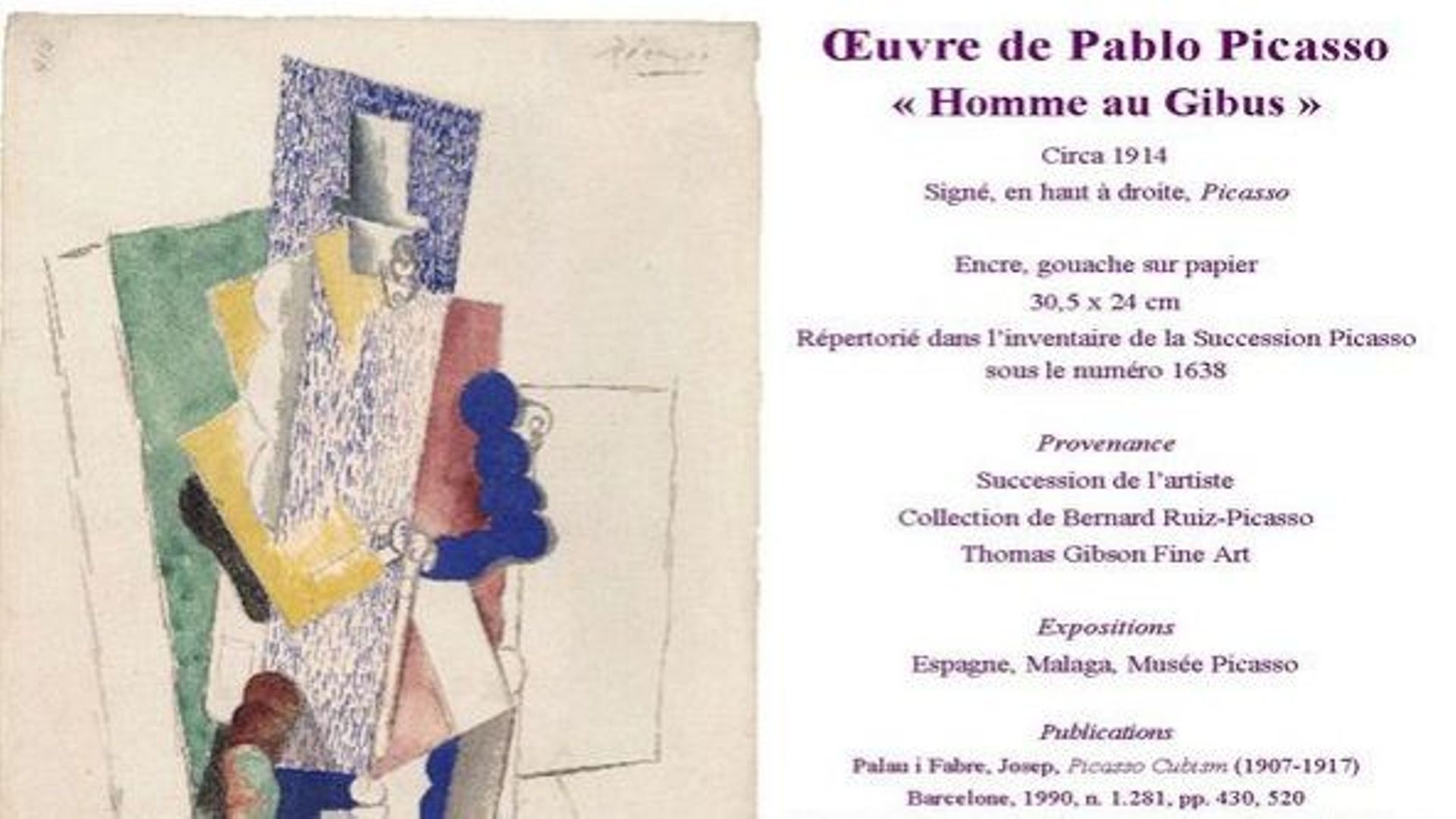 Un Picasso à 100 euros pour venir en aide à la ville de Tyr au Liban?  