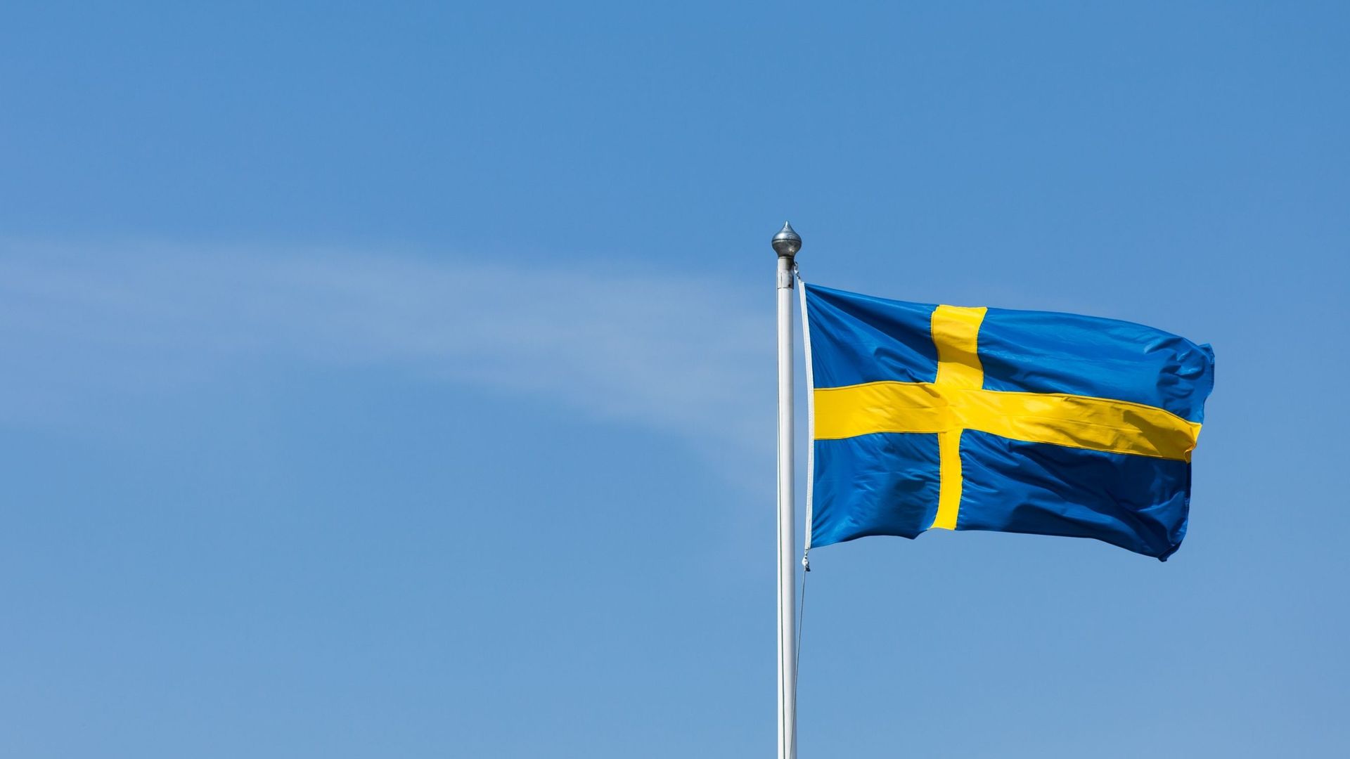 Un drapeau suédois