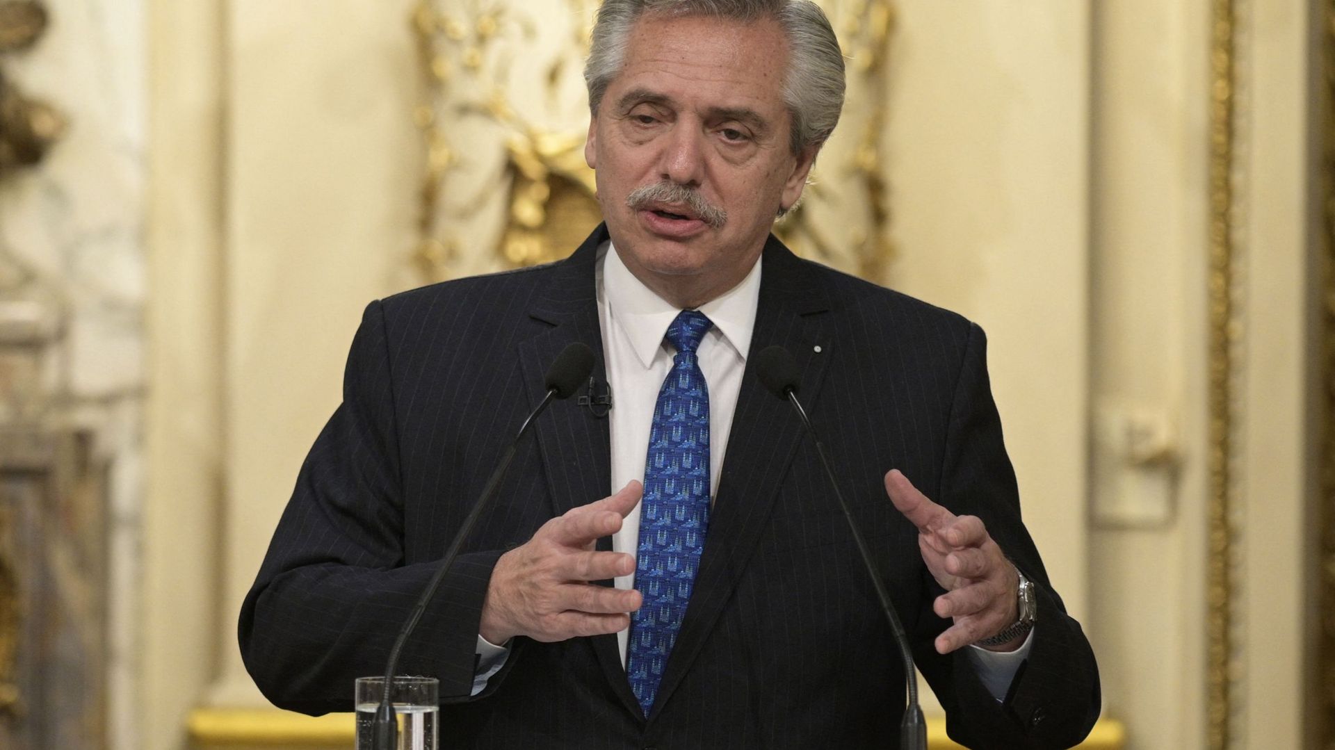 Le président de l’Argentine Alberto Fernandez.