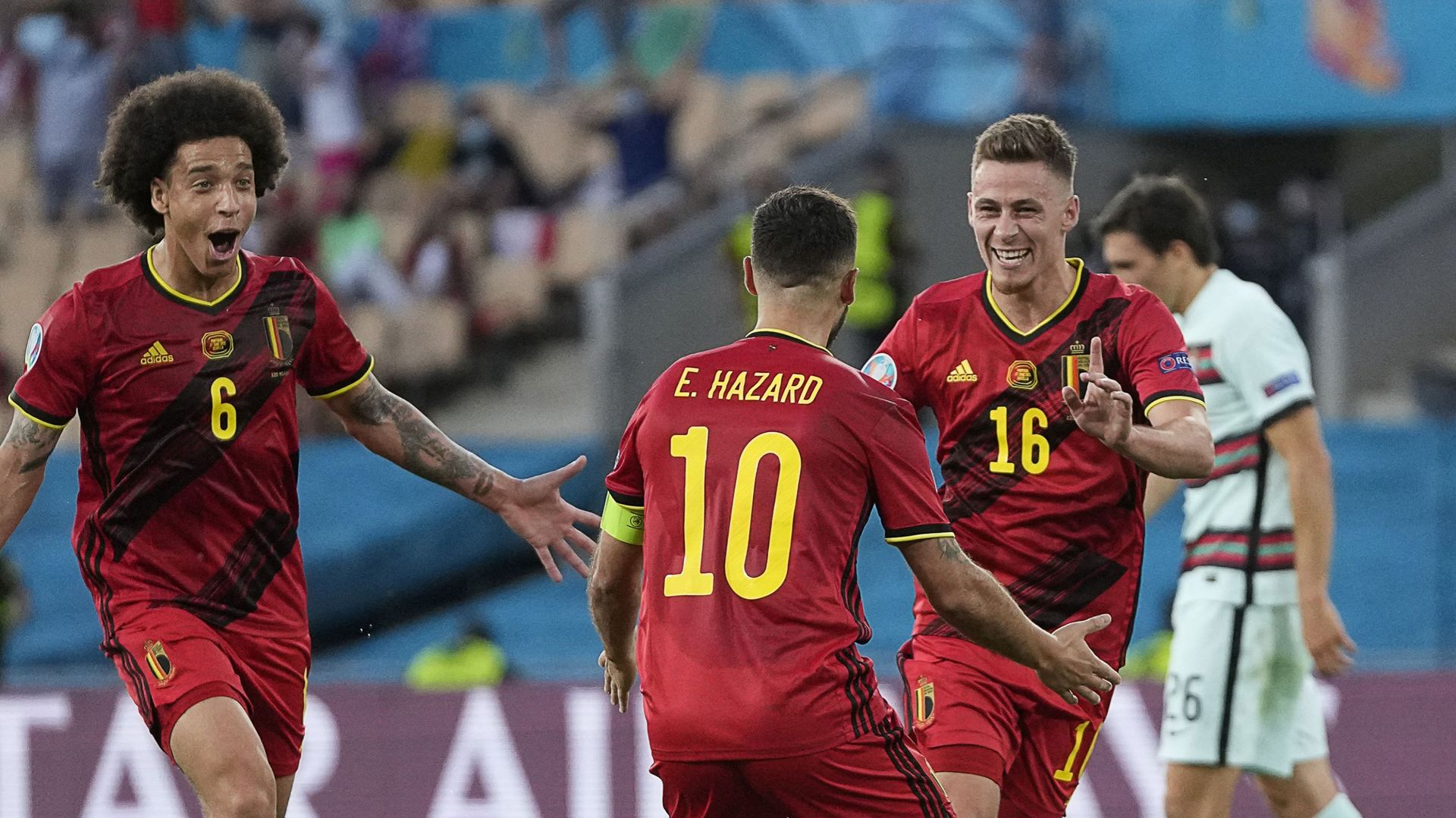 Thorgan Hazard a inscrit un superbe but lors de la victoire de la Belgique face au Portugal.