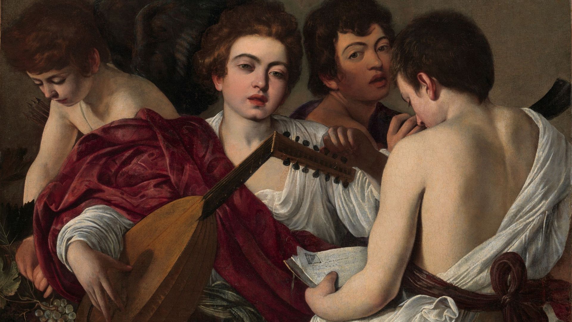 Les musiciens, du Caravage, exposés au Metropolitan Museum de New York