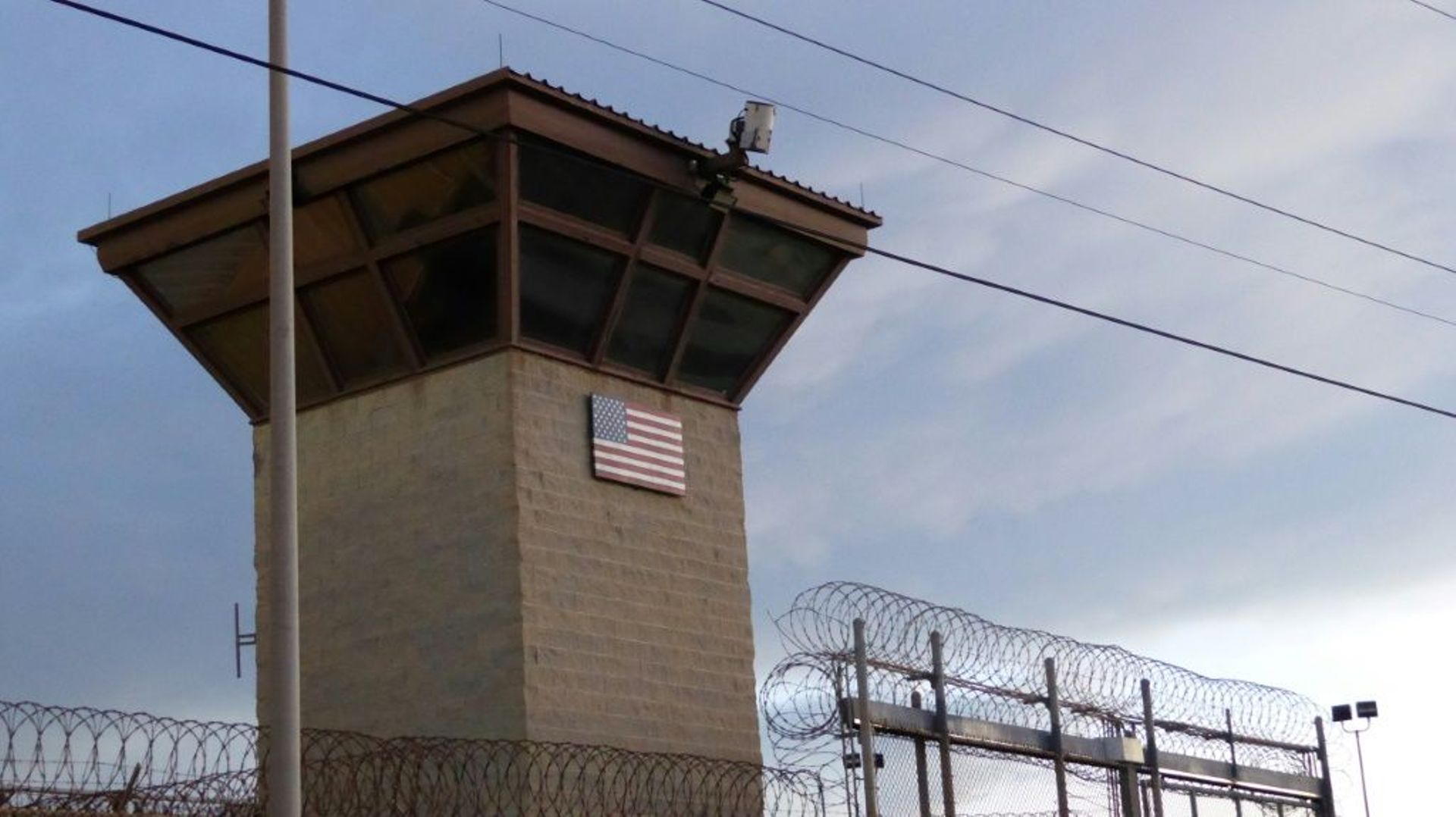 La porte principale de la prison de Guantanamo, à Cuba ke 16 octobre 2018