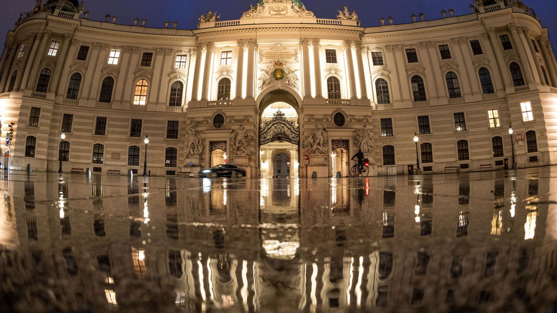 Palais de la Hofburg, à Vienne (illustration) 