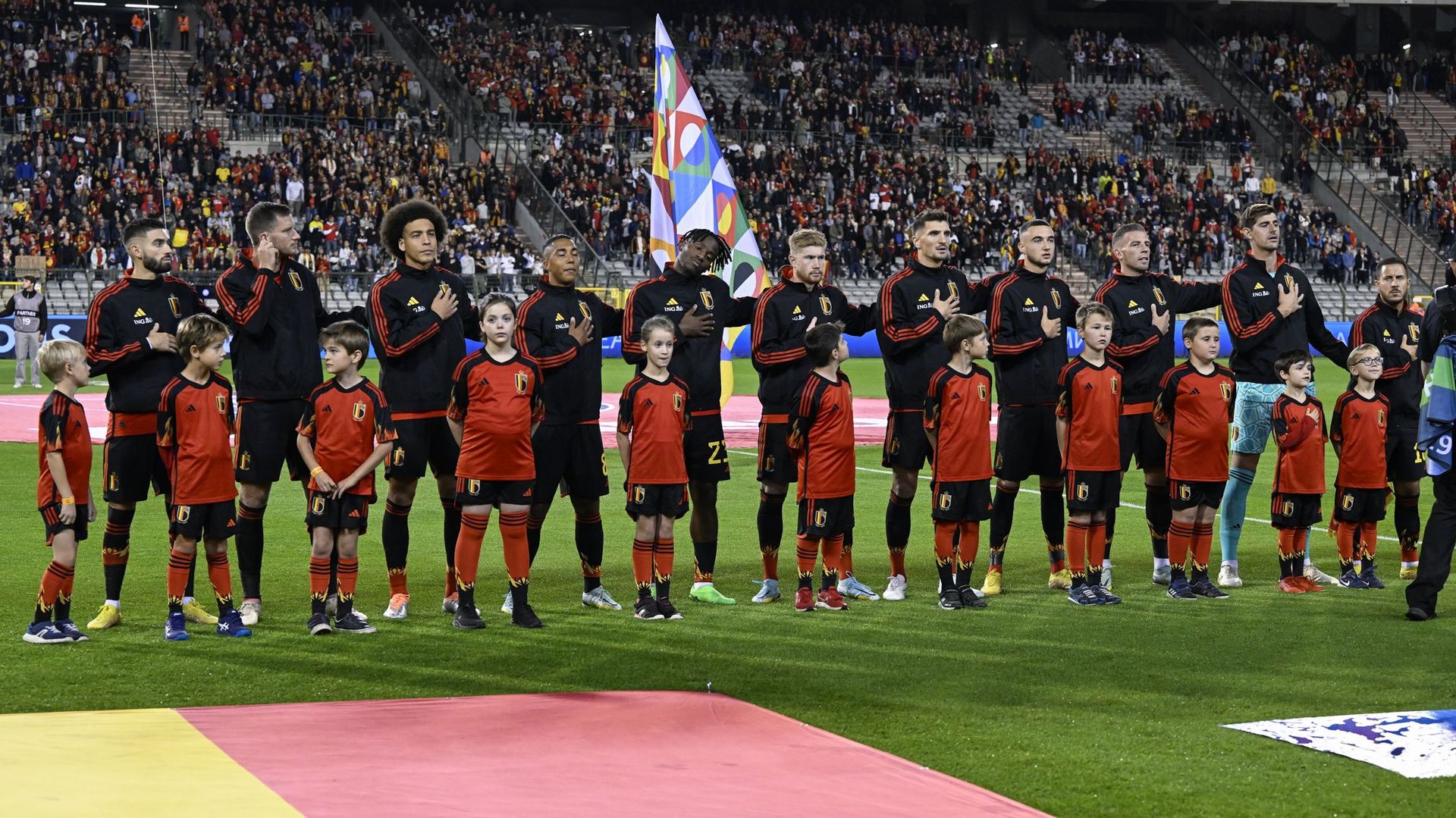 Diables Rouges : l'équipe belge opposée au pays de Galles