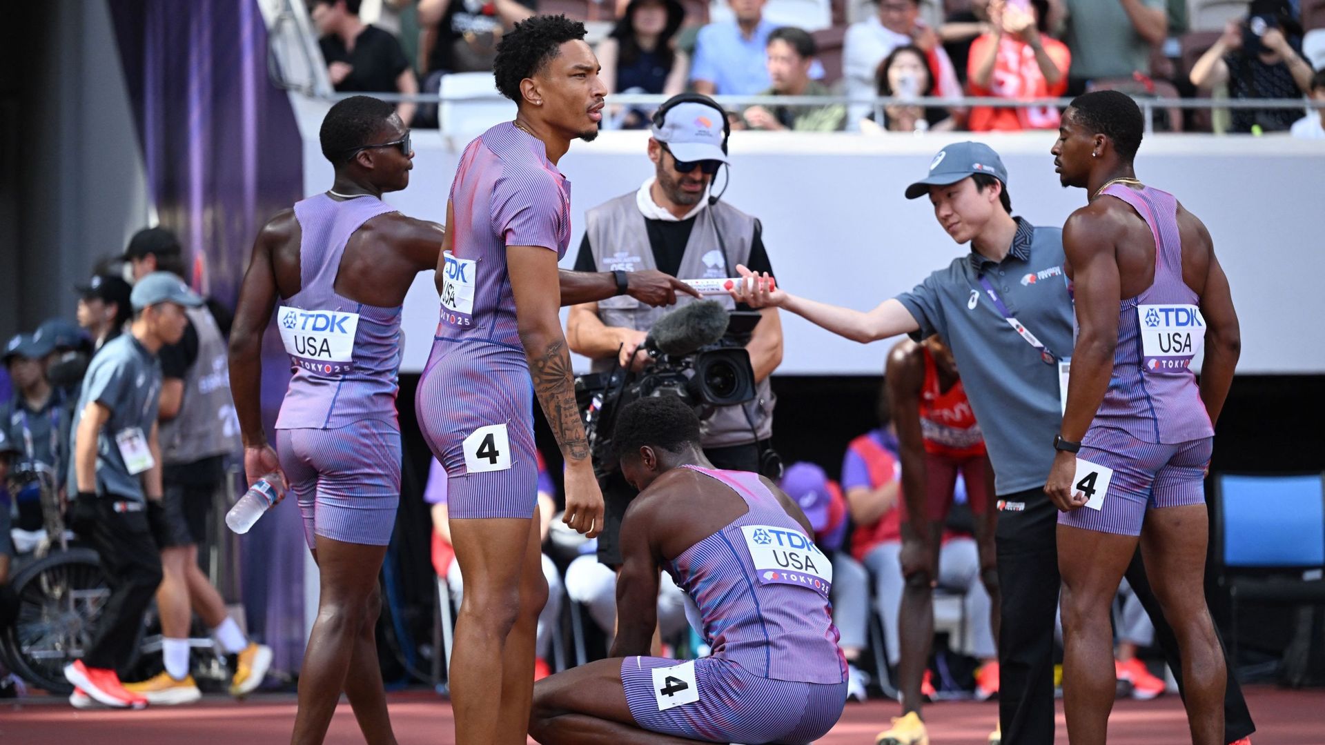 Mondiaux d’athlétisme : pas de chance pour les Tornados, les États-Unis présents en finale au terme d’un drôle de barrage