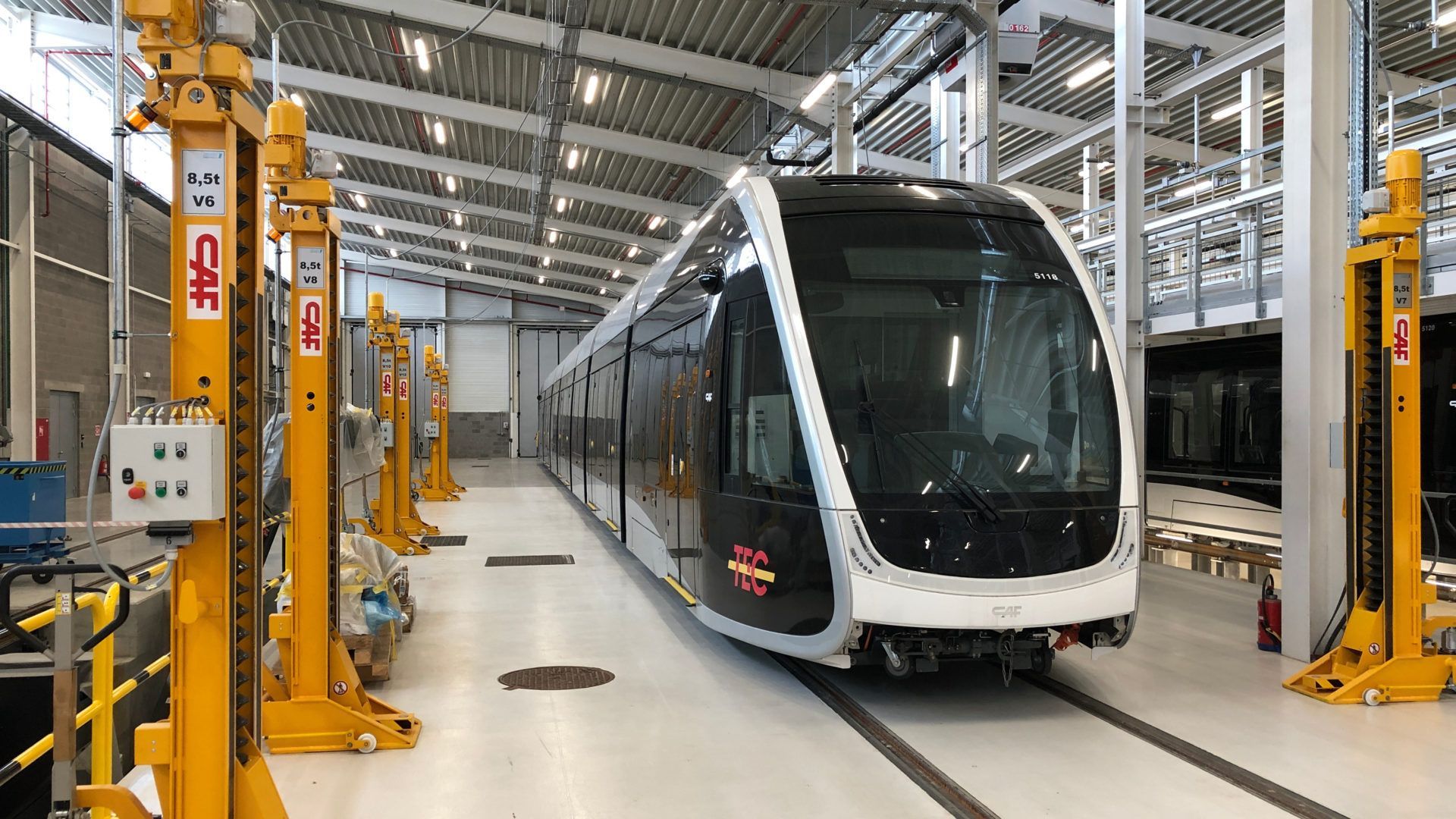 Le tram en attente des tests prévu mi 2024