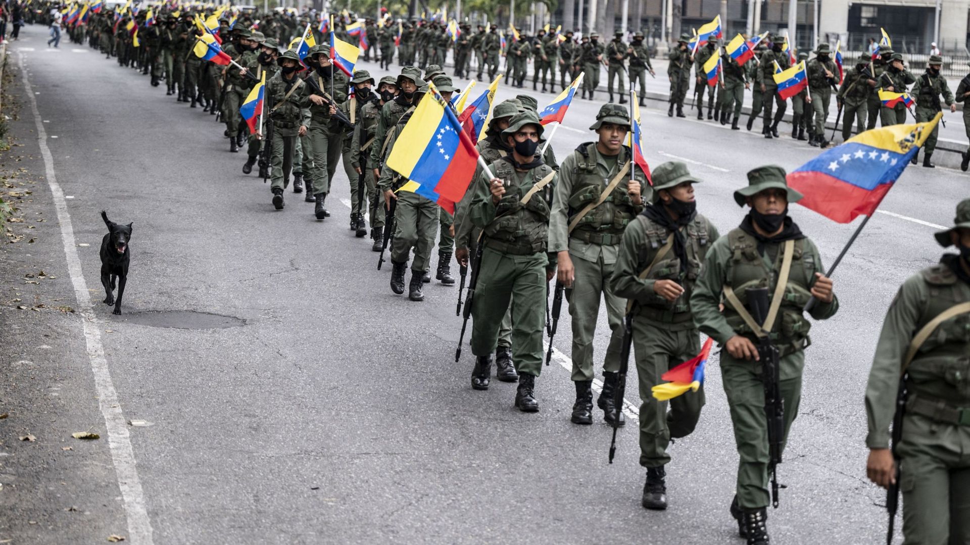 Armée bolivarienne en mars