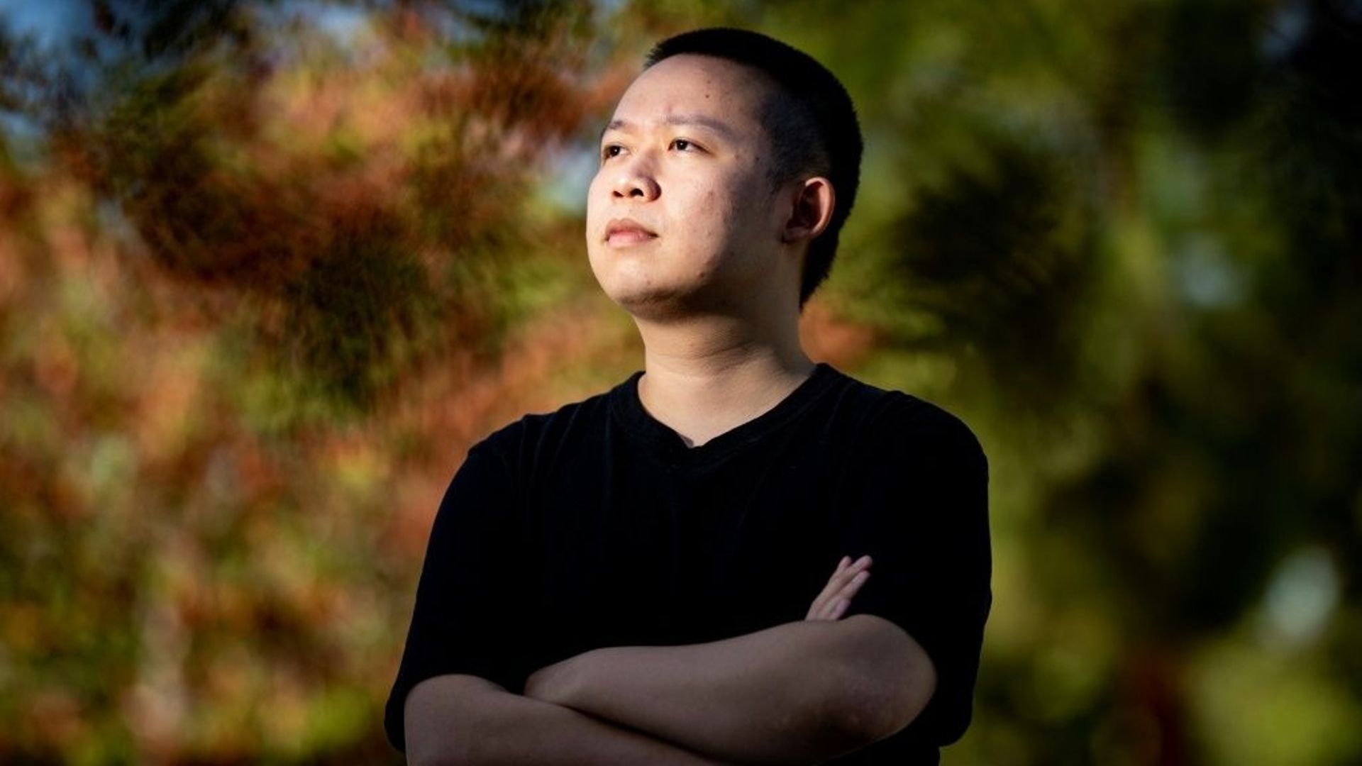 Zeng Jiajun, informaticien chinois, le 23 septembre 2022 à Palo Alto, en Californie.