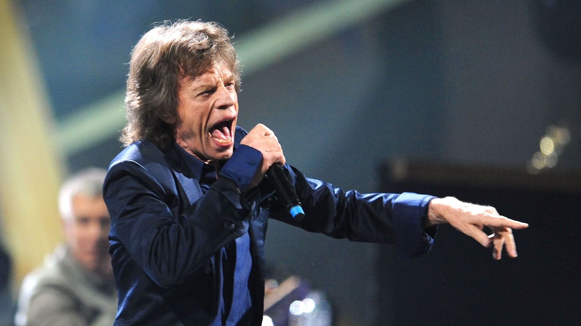 Mick Jagger au Rock and Roll Hall Of Fame en 2009