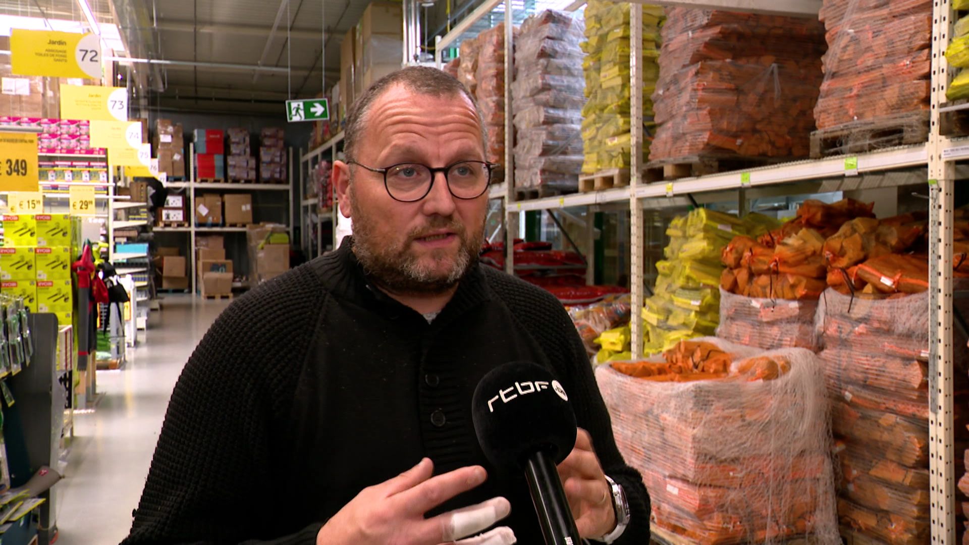 Lionel Vandeweyer, manager au Brico de Bierges.