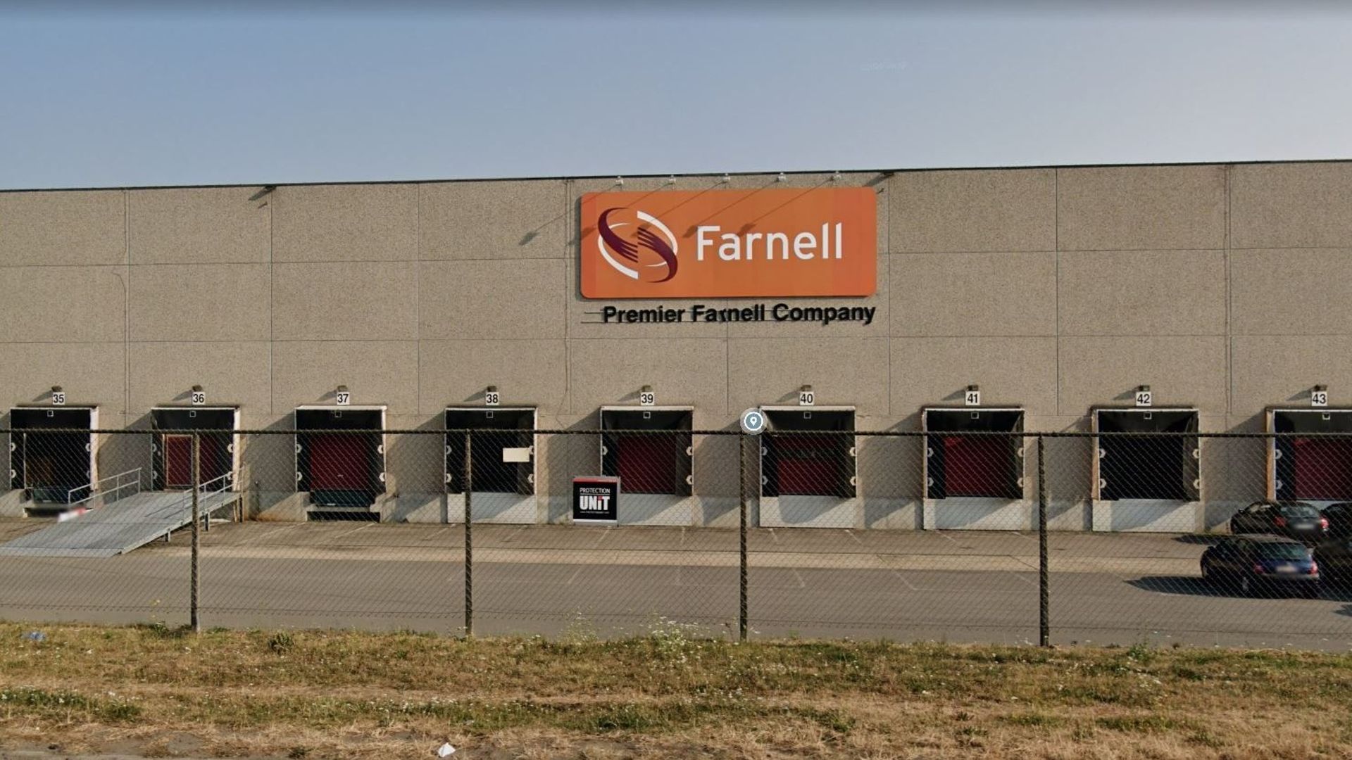 Le bâtiment de Farnell à Grâce-Hollogne