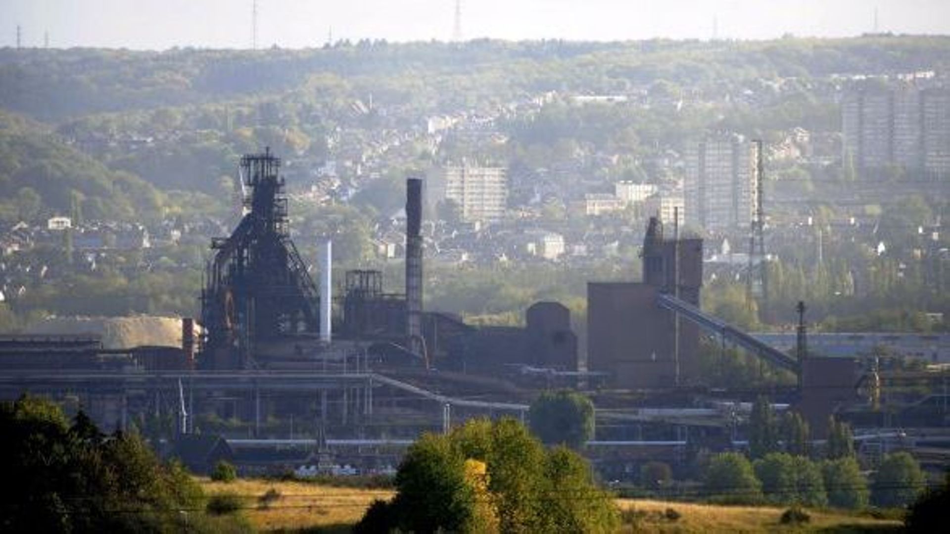 Vue d'ArcelorMittal à Liège