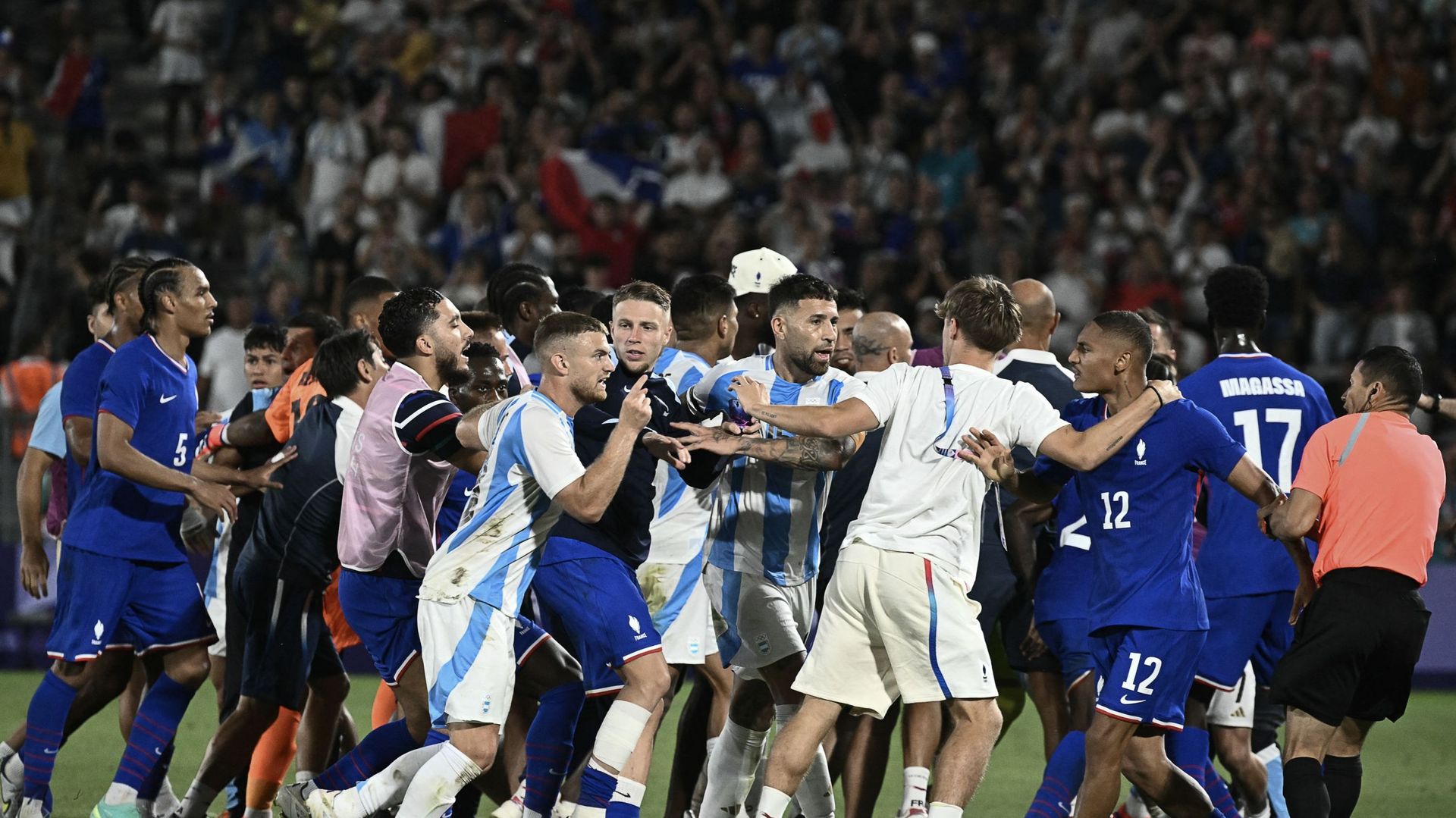 Paris 2024 Olympics: France eliminates Argentina in football, a fight breaks out at the final whistle